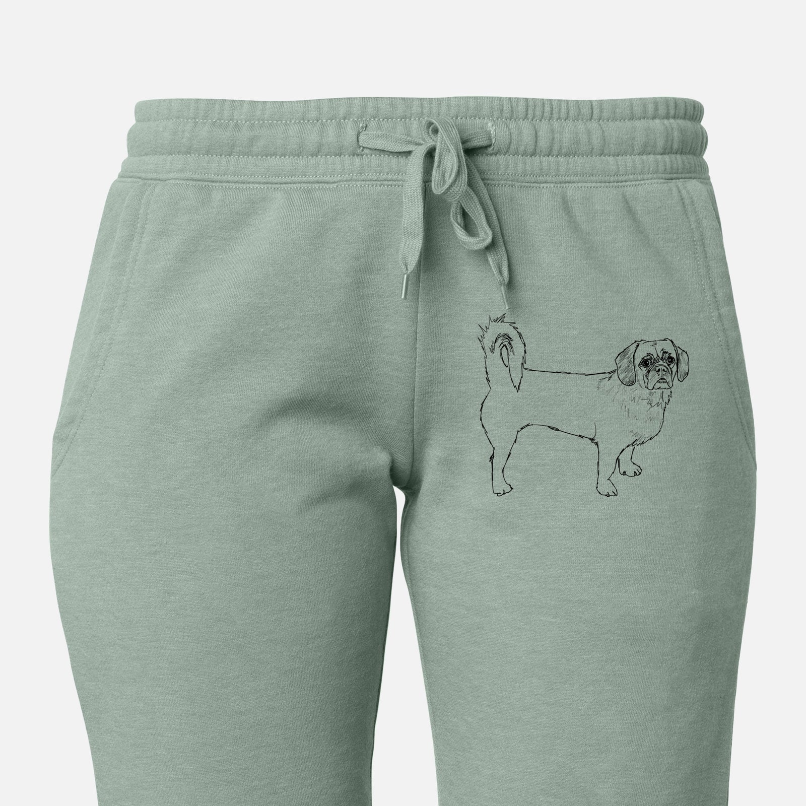 Doodled Stanley the Peagle - Women's Cali Wave Joggers
