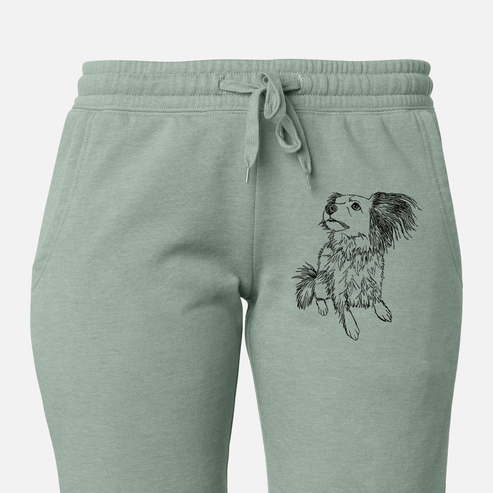 Doodled Tony the Mixed Breed - Women's Cali Wave Joggers