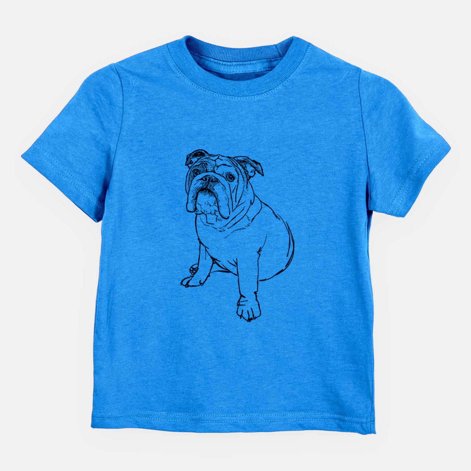 Doodled Yogi the English Bulldog - Kids/Youth/Toddler Shirt