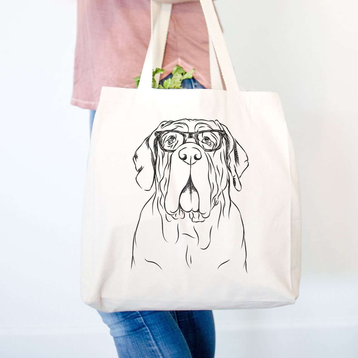 Dinah the Neapolitan Mastiff - Tote Bag