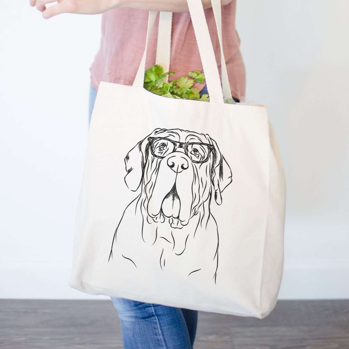 Dinah the Neapolitan Mastiff - Tote Bag