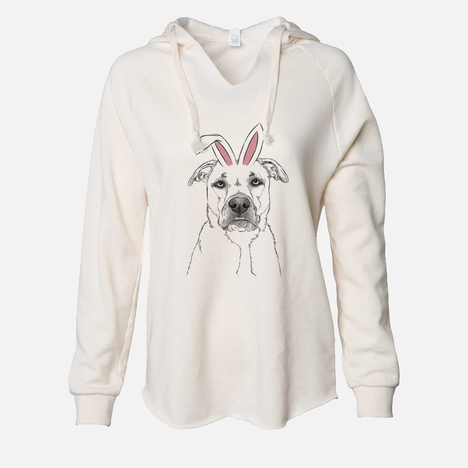 Easter Abby the Boxer Beagle Mix - Cali Wave Hooded Sweatshirt