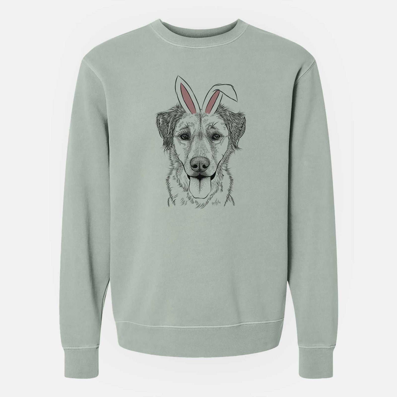 Easter Apollo the Mixed Breed - Unisex Pigment Dyed Crew Sweatshirt