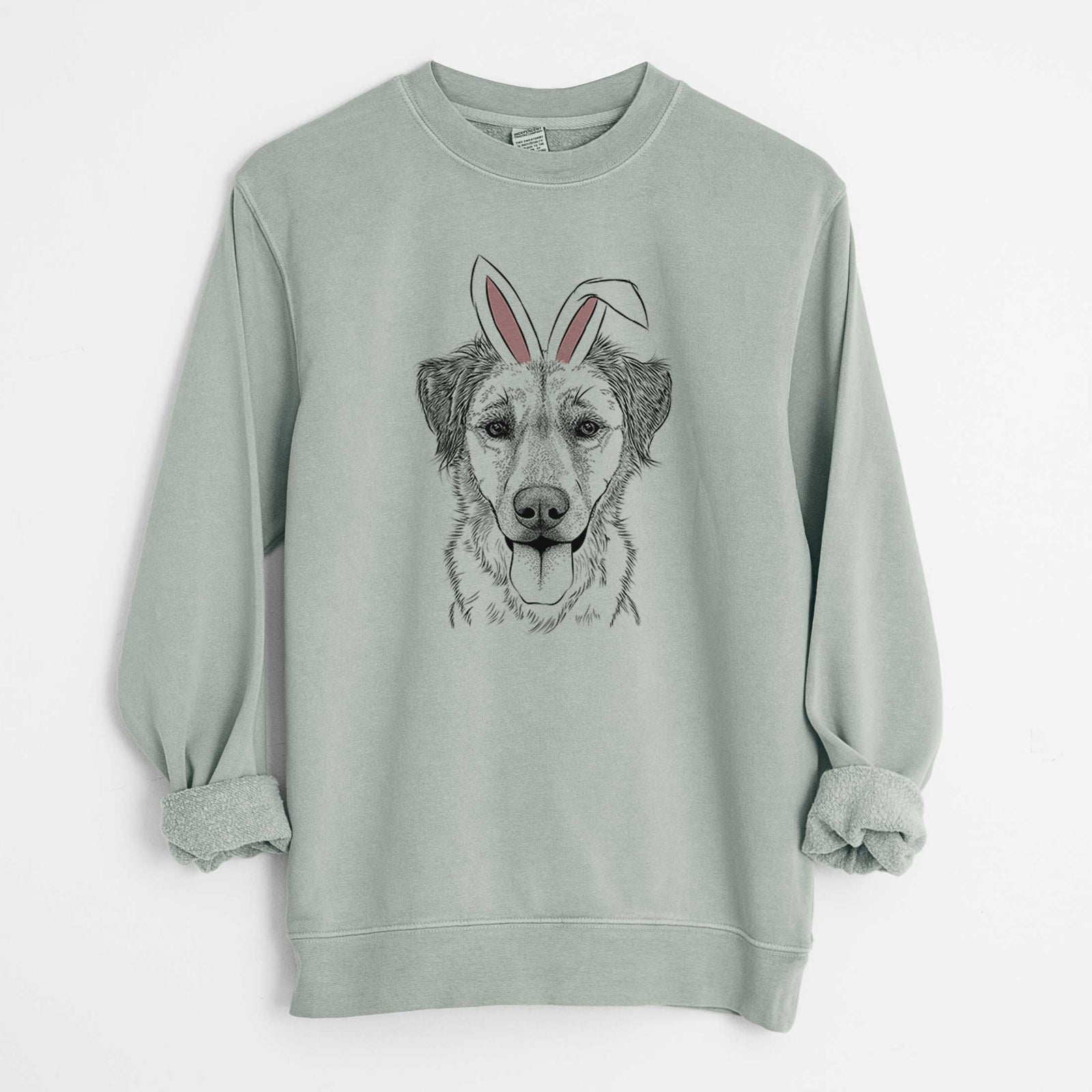Easter Apollo the Mixed Breed - Unisex Pigment Dyed Crew Sweatshirt