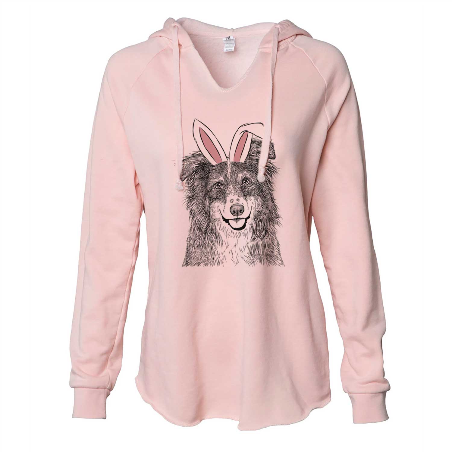 Easter Aushe the Australian Shepherd - Cali Wave Hooded Sweatshirt