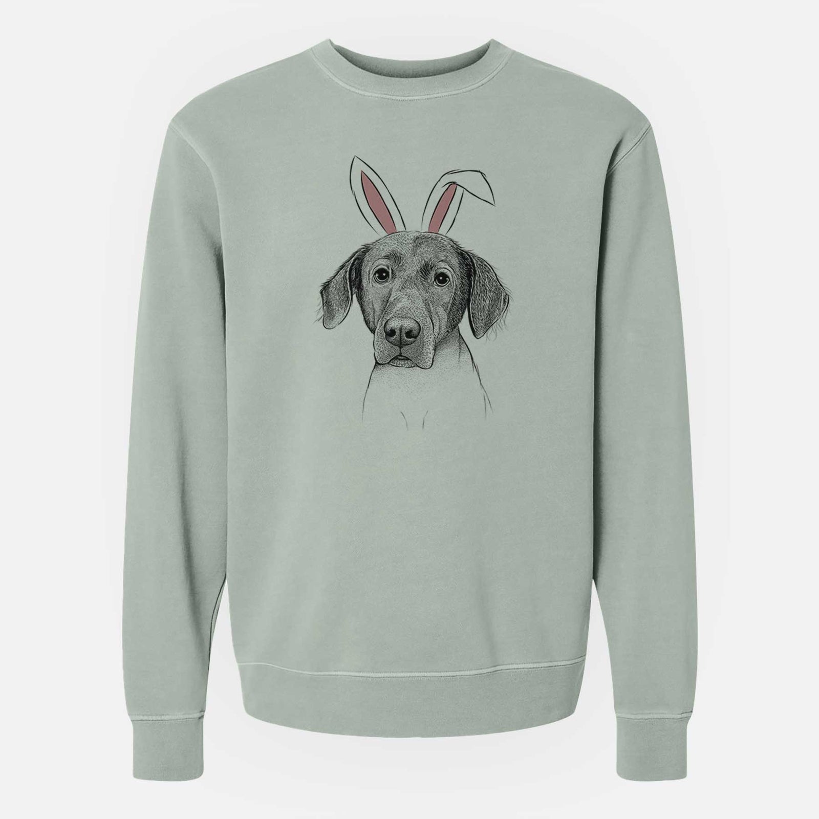 Easter Baldwin the Mixed Breed - Unisex Pigment Dyed Crew Sweatshirt
