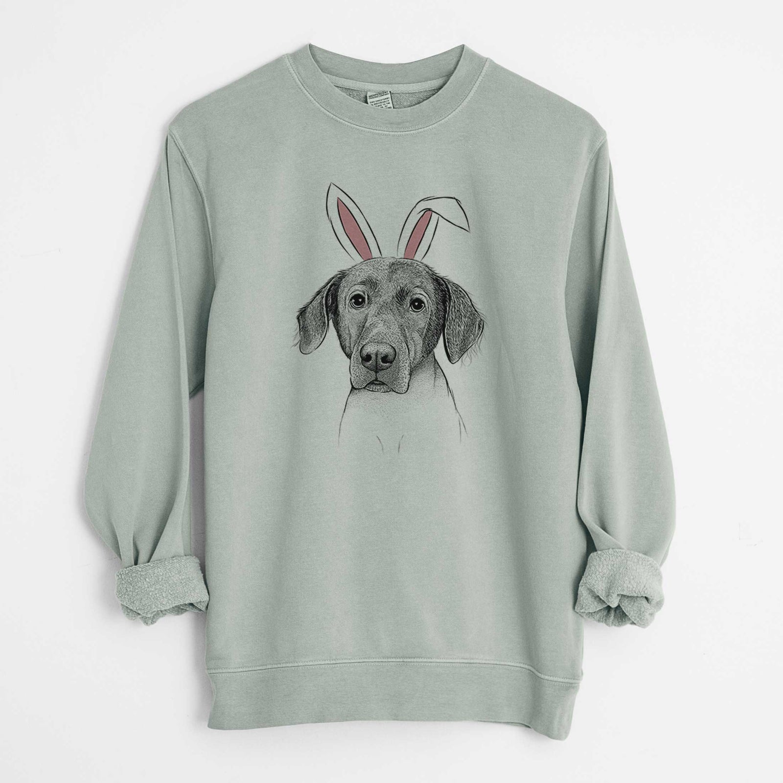 Easter Baldwin the Mixed Breed - Unisex Pigment Dyed Crew Sweatshirt