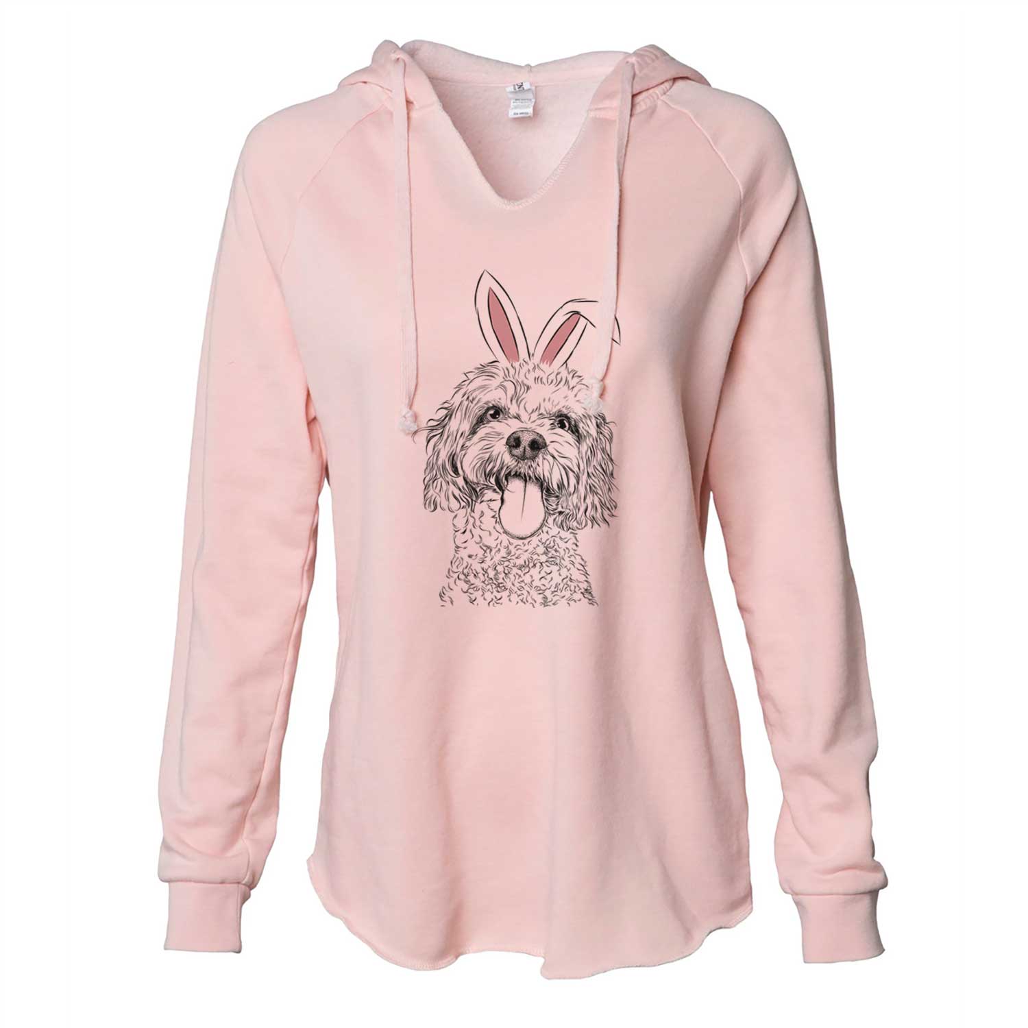 Easter Barney the Cavachon - Cali Wave Hooded Sweatshirt