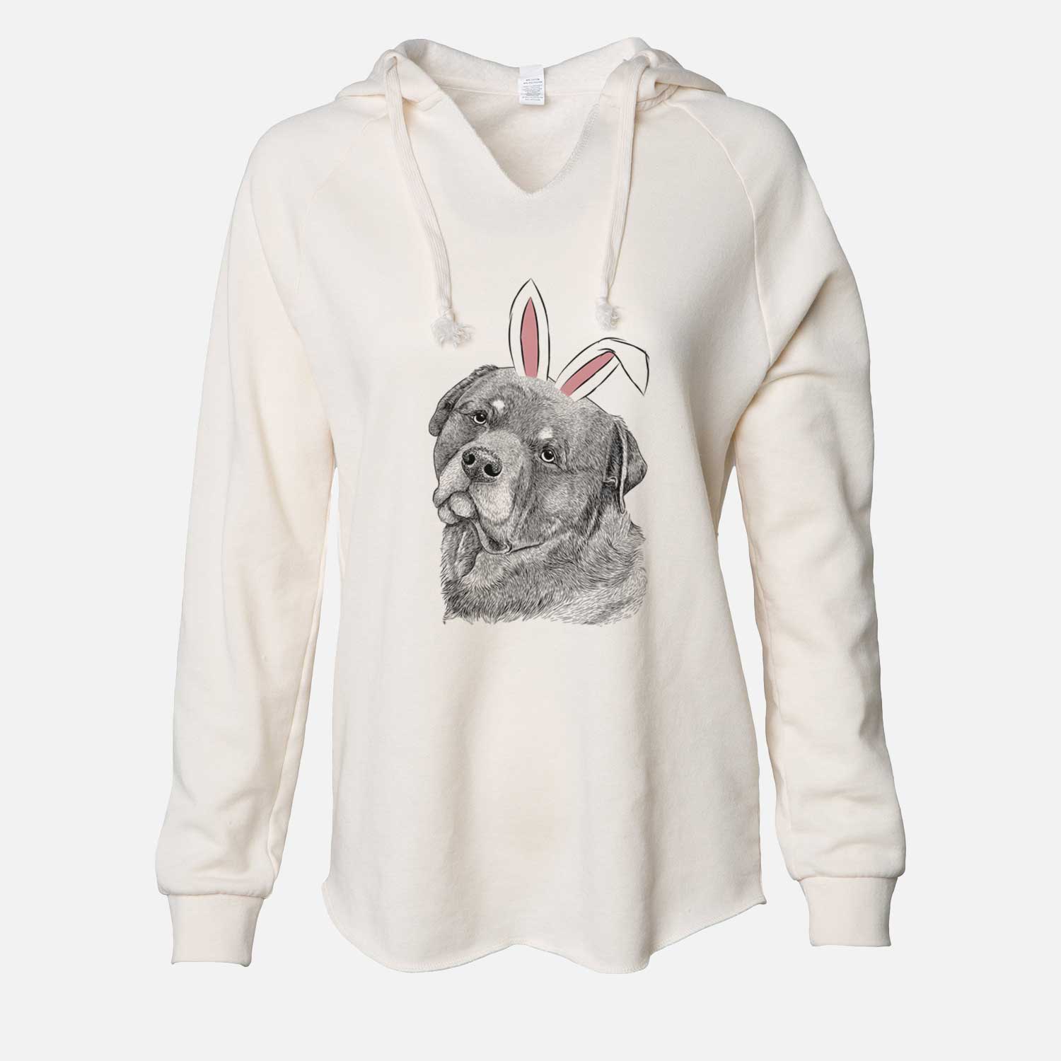 Easter Bender the Rottweiler - Cali Wave Hooded Sweatshirt