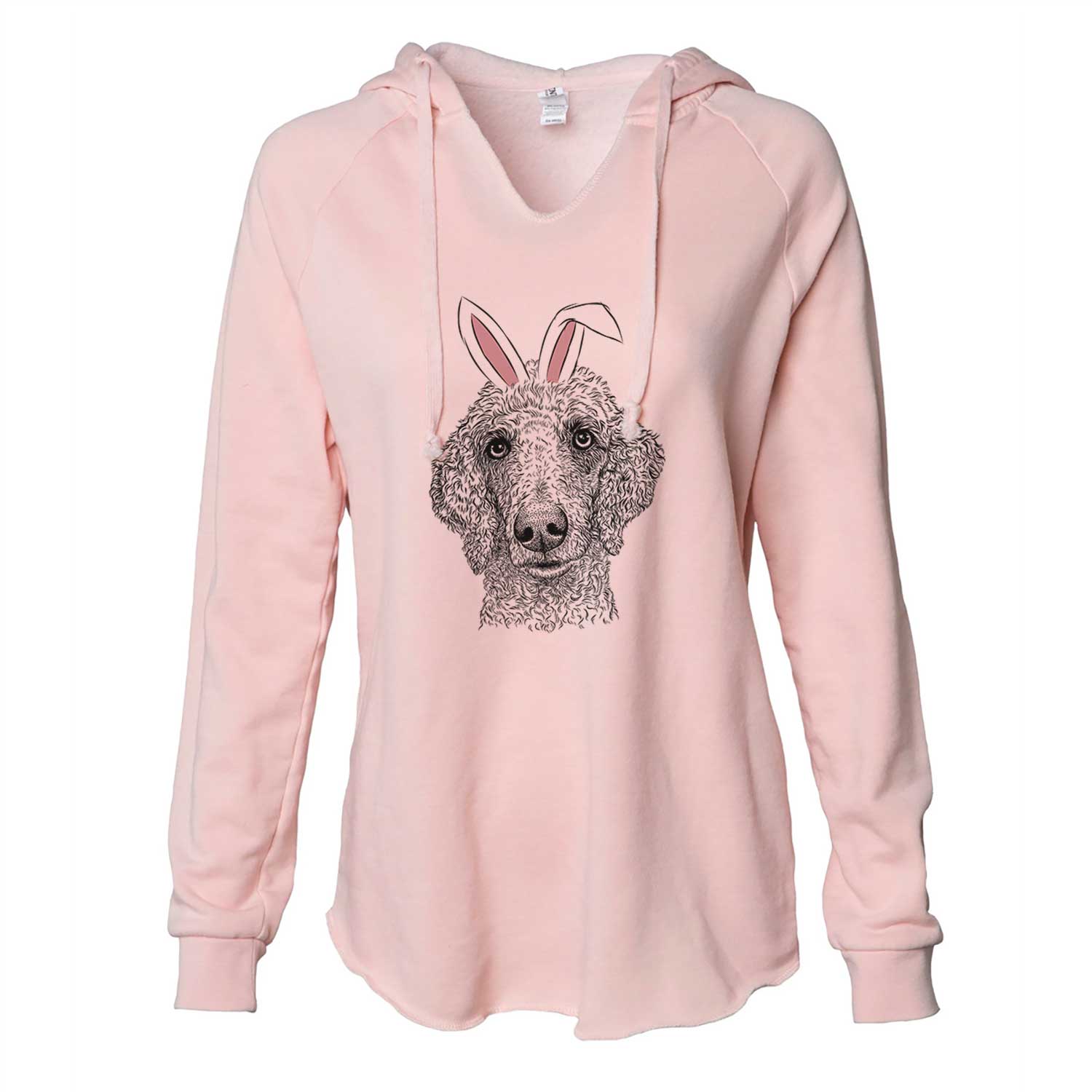 Easter Blossom the Poodle - Cali Wave Hooded Sweatshirt