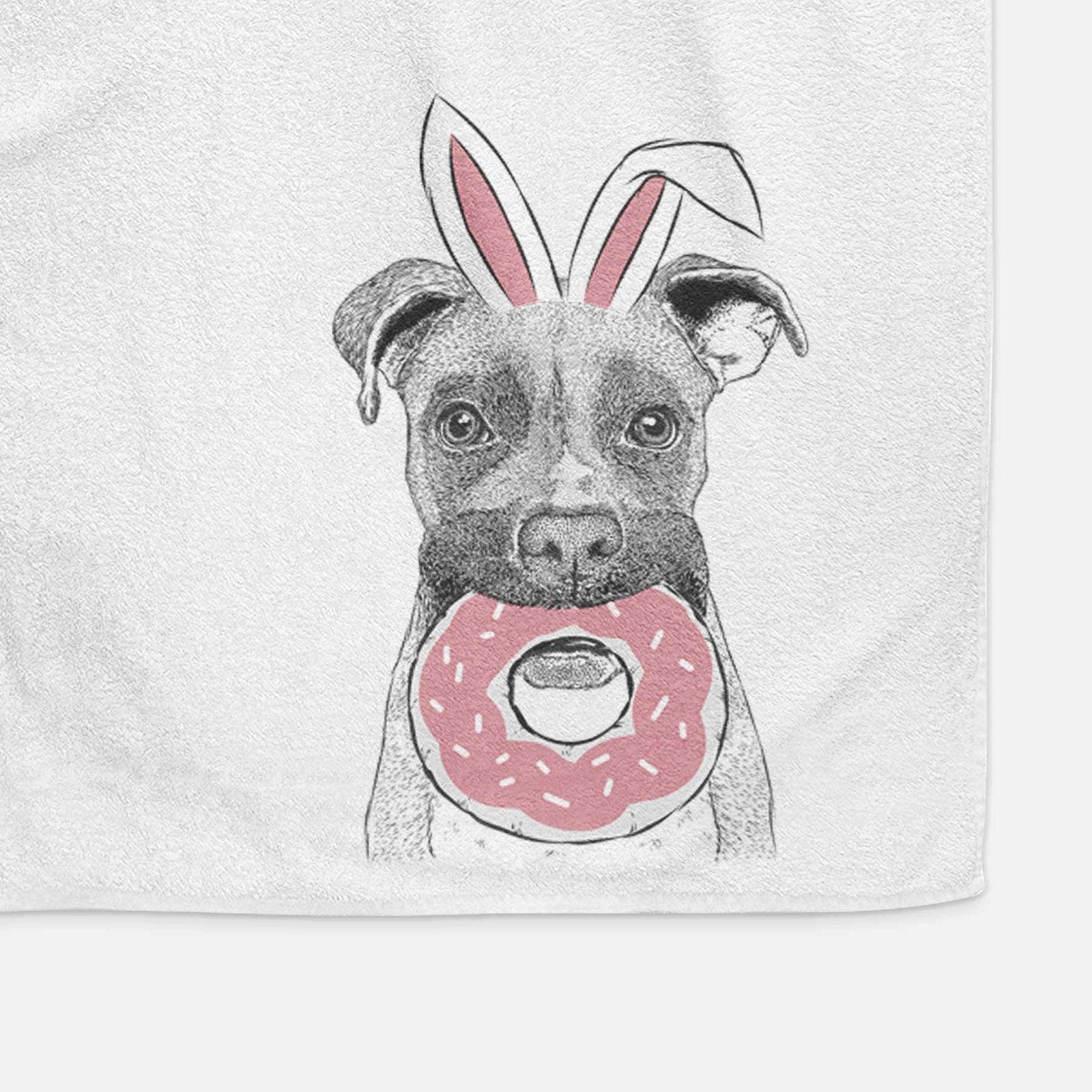 Bo the Boxer Decorative Hand Towel
