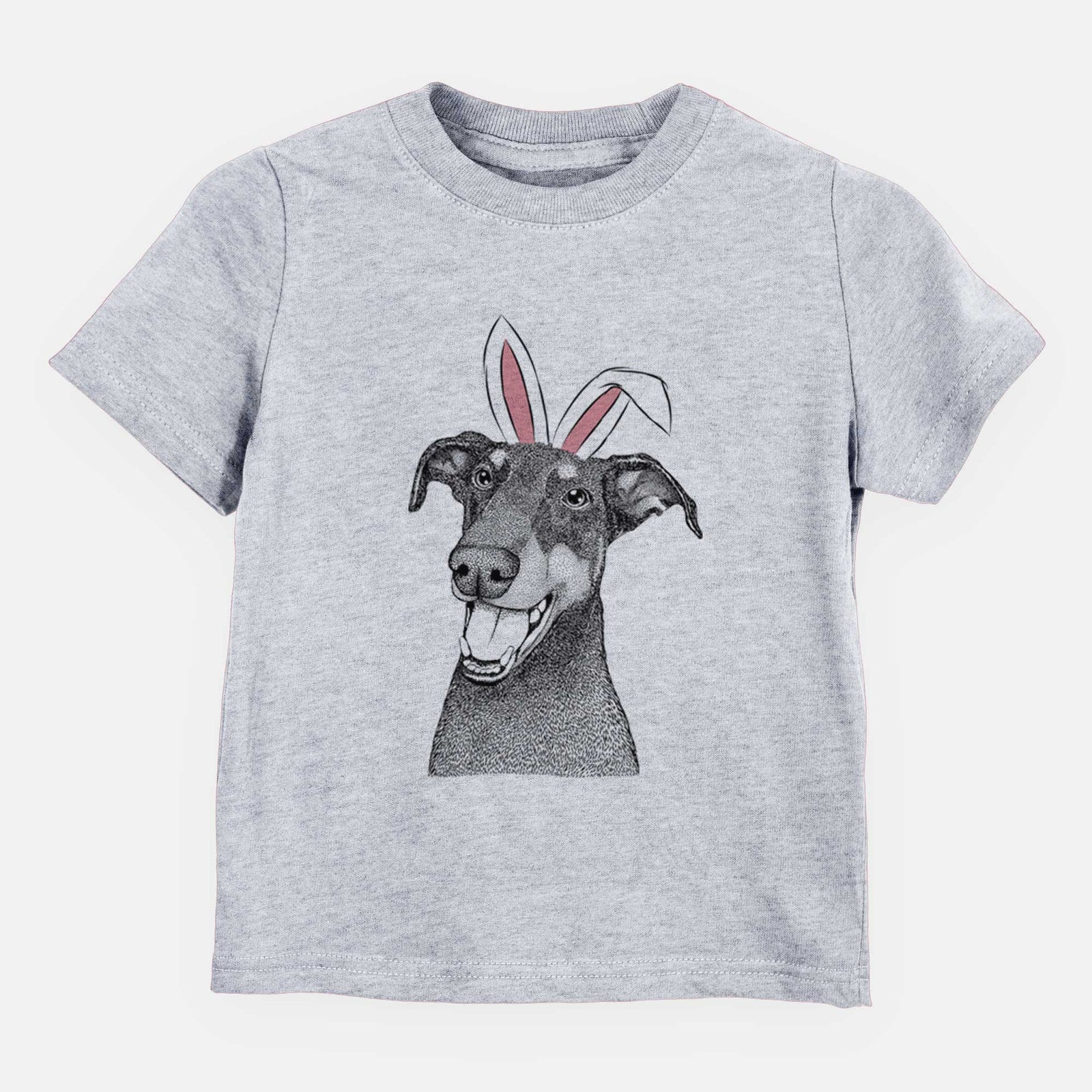 Easter Bunnie the Doberman Pinscher - Kids/Youth/Toddler Shirt