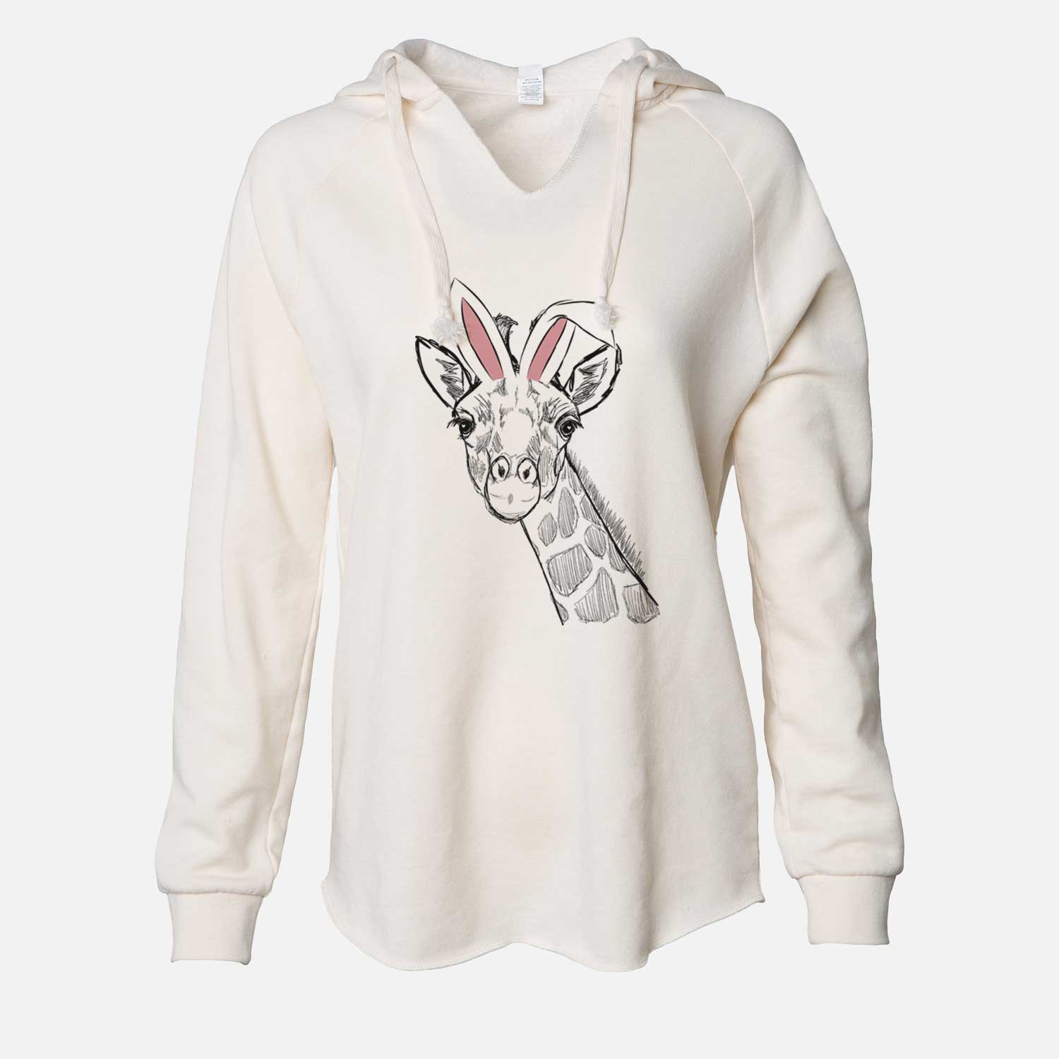 Easter Cedrick the Giraffe - Cali Wave Hooded Sweatshirt