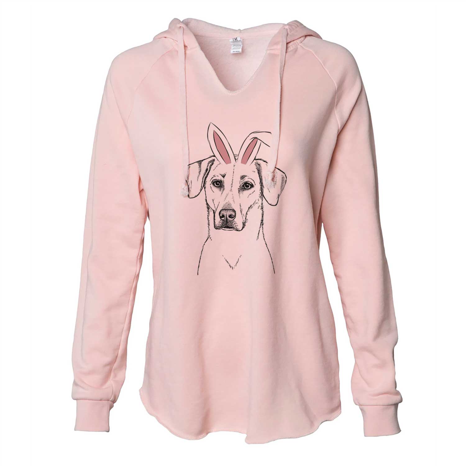 Easter Charlie Girl the Yellow Lab - Cali Wave Hooded Sweatshirt