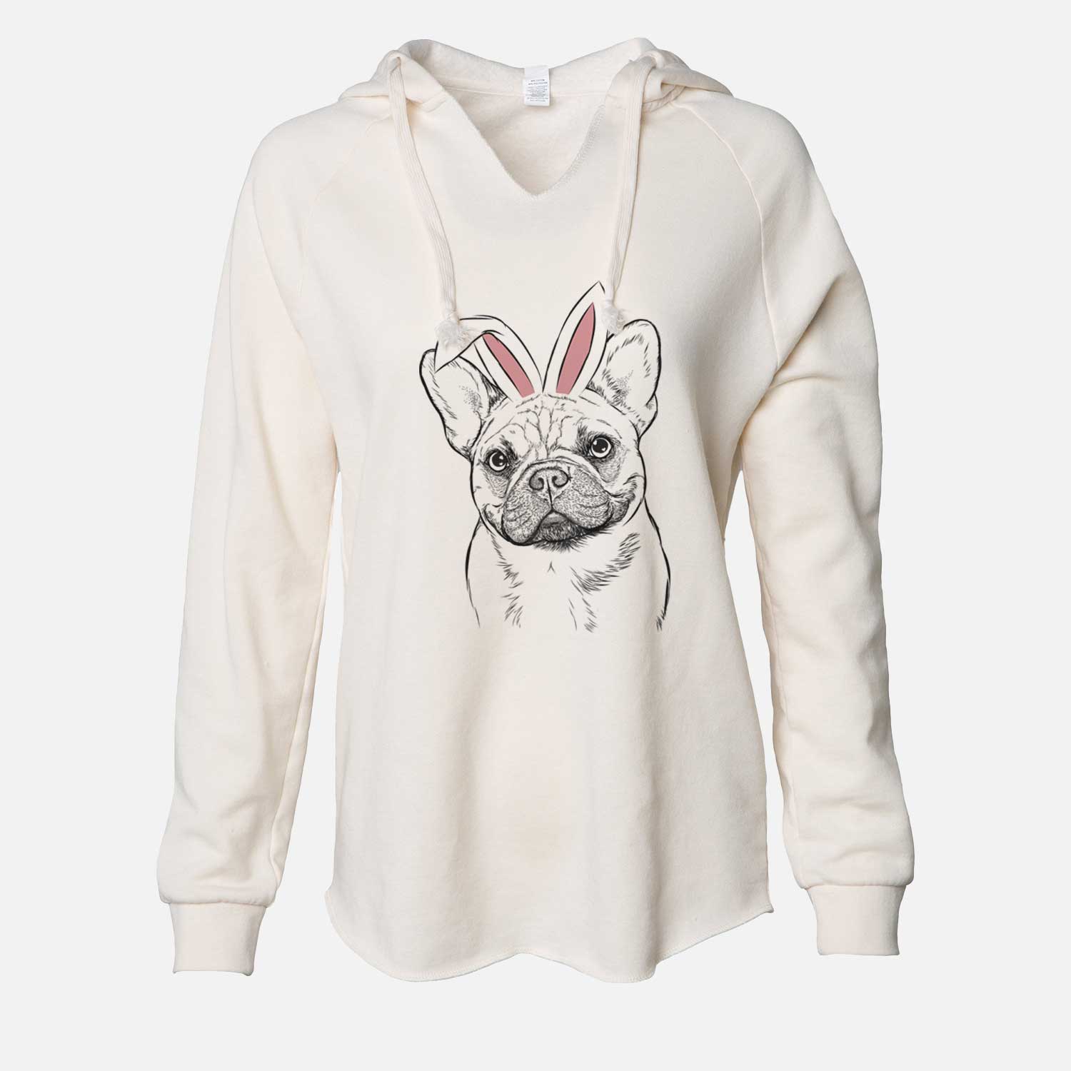 Easter Chew Chew the French Bulldog - Cali Wave Hooded Sweatshirt