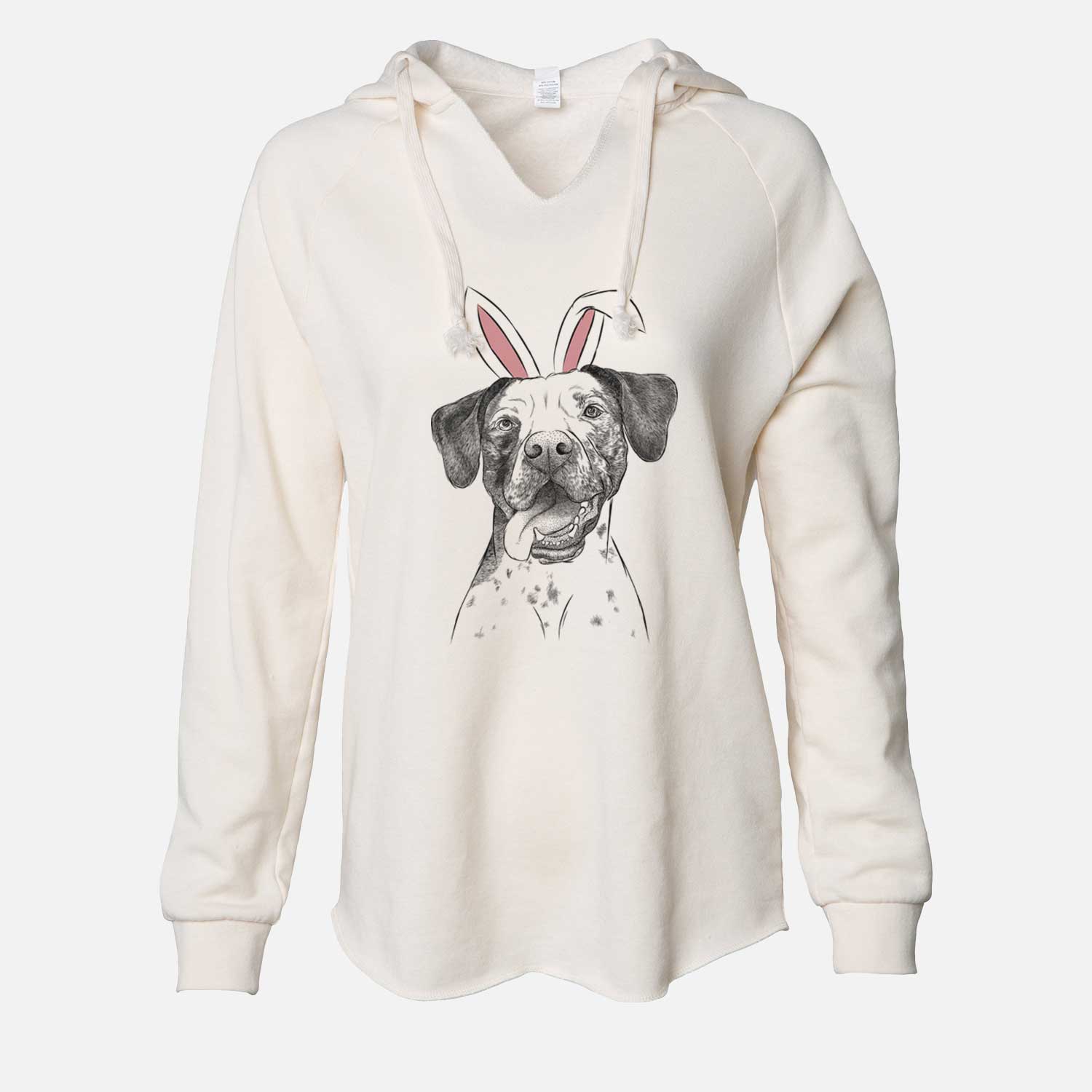 Easter Cola the Catahoula - Cali Wave Hooded Sweatshirt
