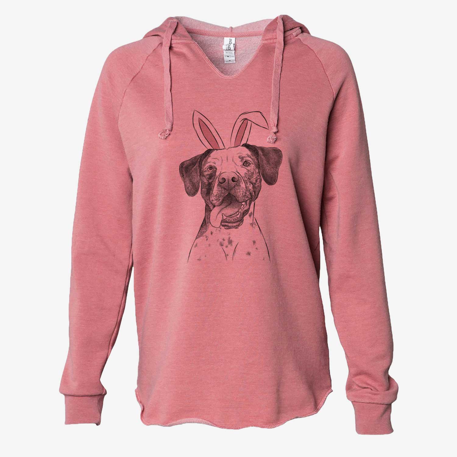 Easter Cola the Catahoula - Cali Wave Hooded Sweatshirt