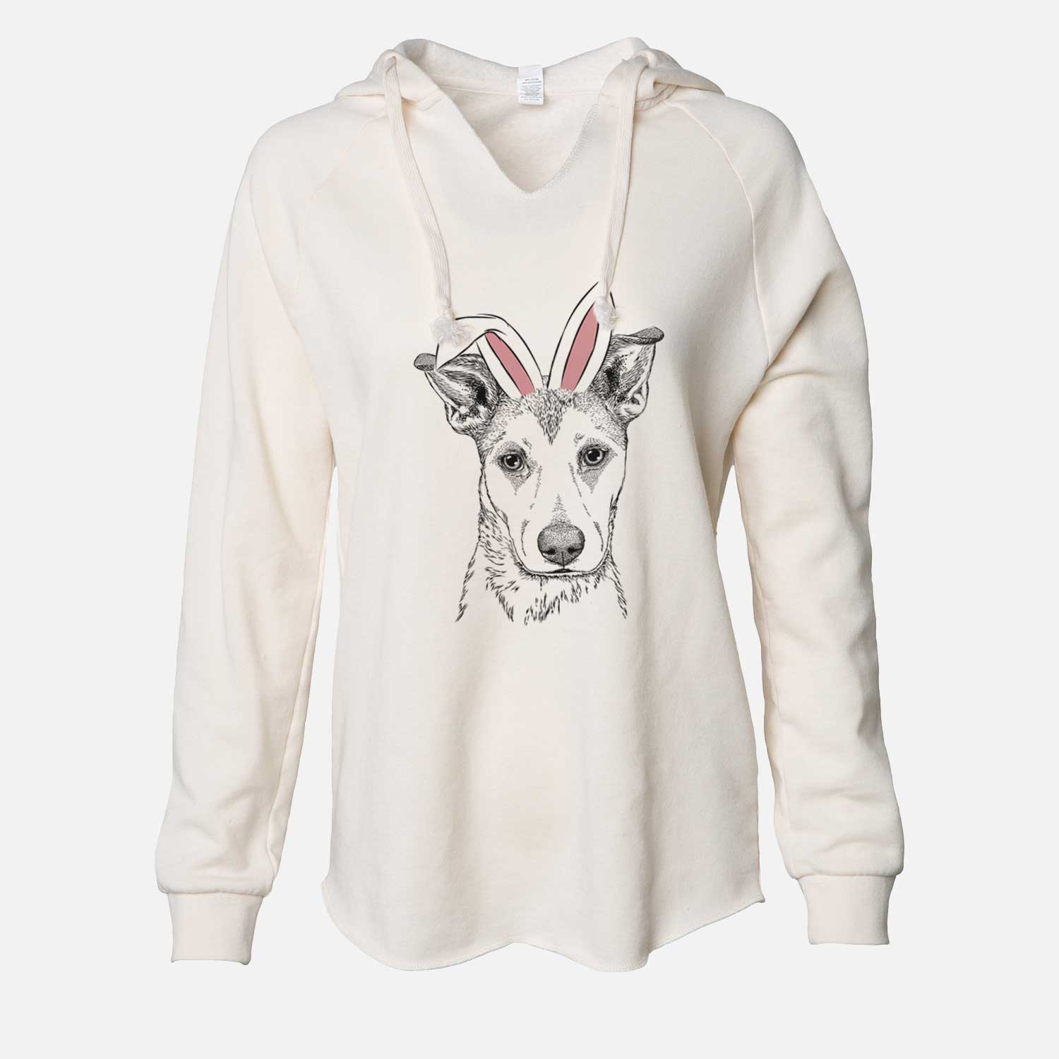 Easter Coral the Mixed Breed - Cali Wave Hooded Sweatshirt
