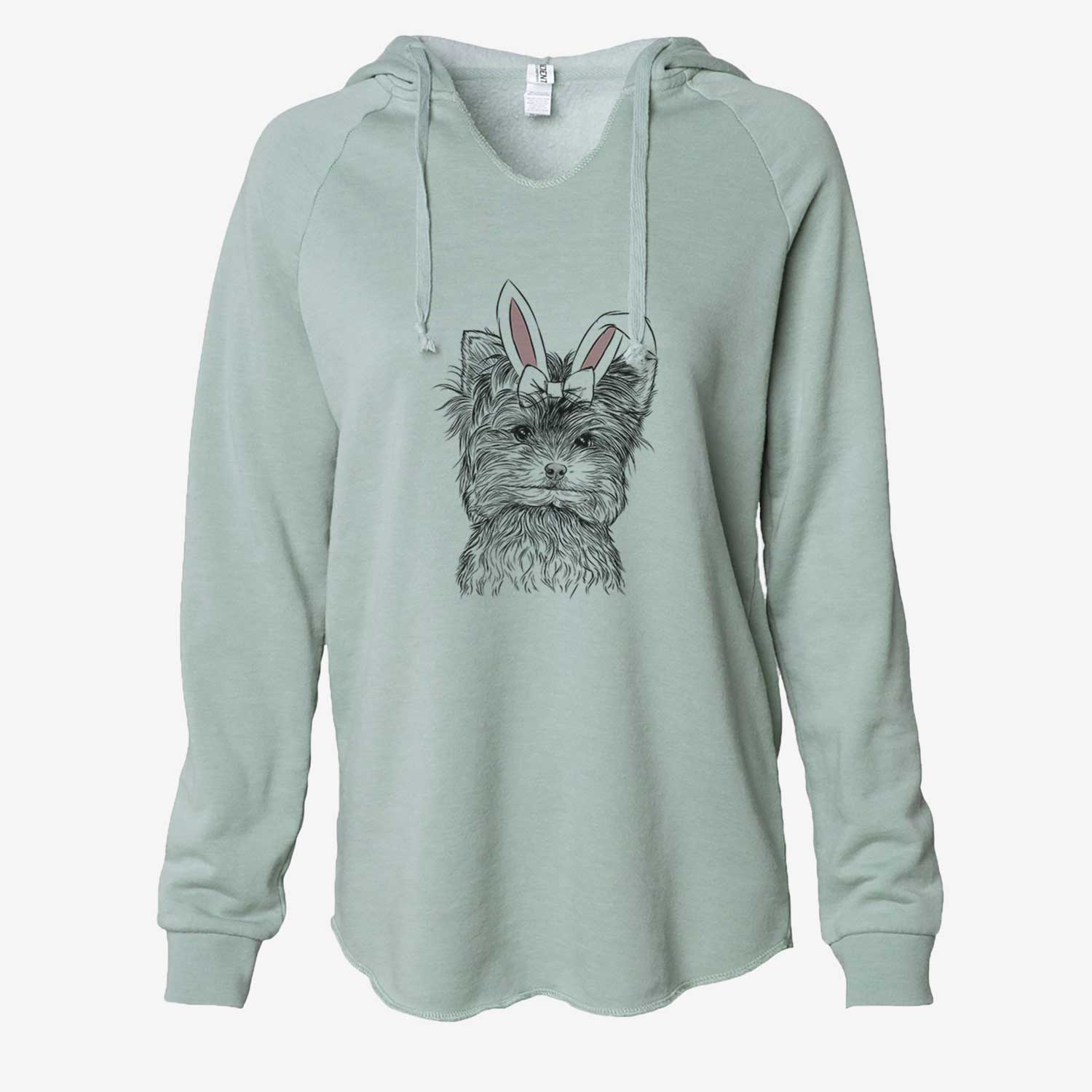 Easter Cricket the Biewer Terrier - Cali Wave Hooded Sweatshirt