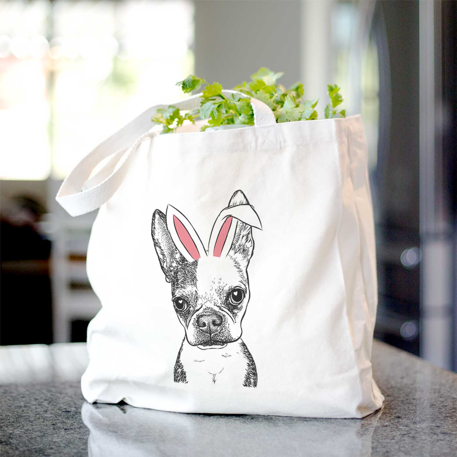 Daisy the Boston Terrier - Tote Bag