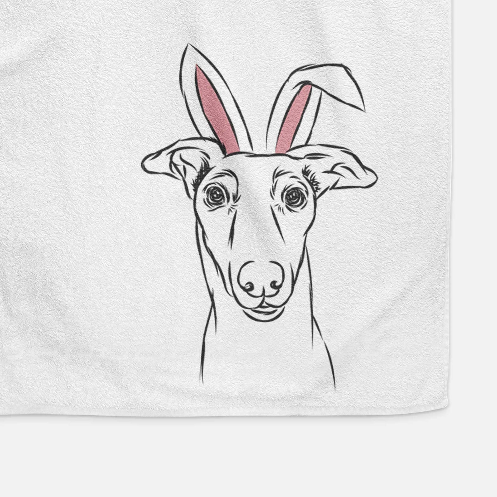 Diva the Greyhound Decorative Hand Towel