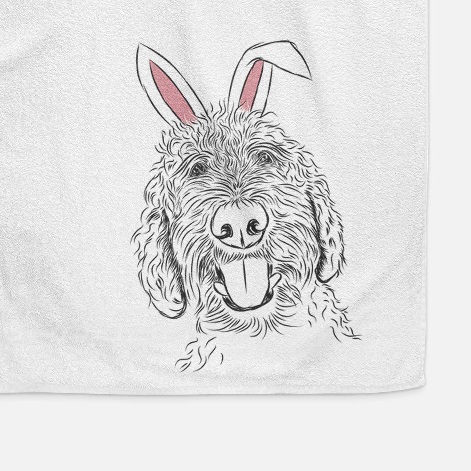 Dixie the Doodle Decorative Hand Towel