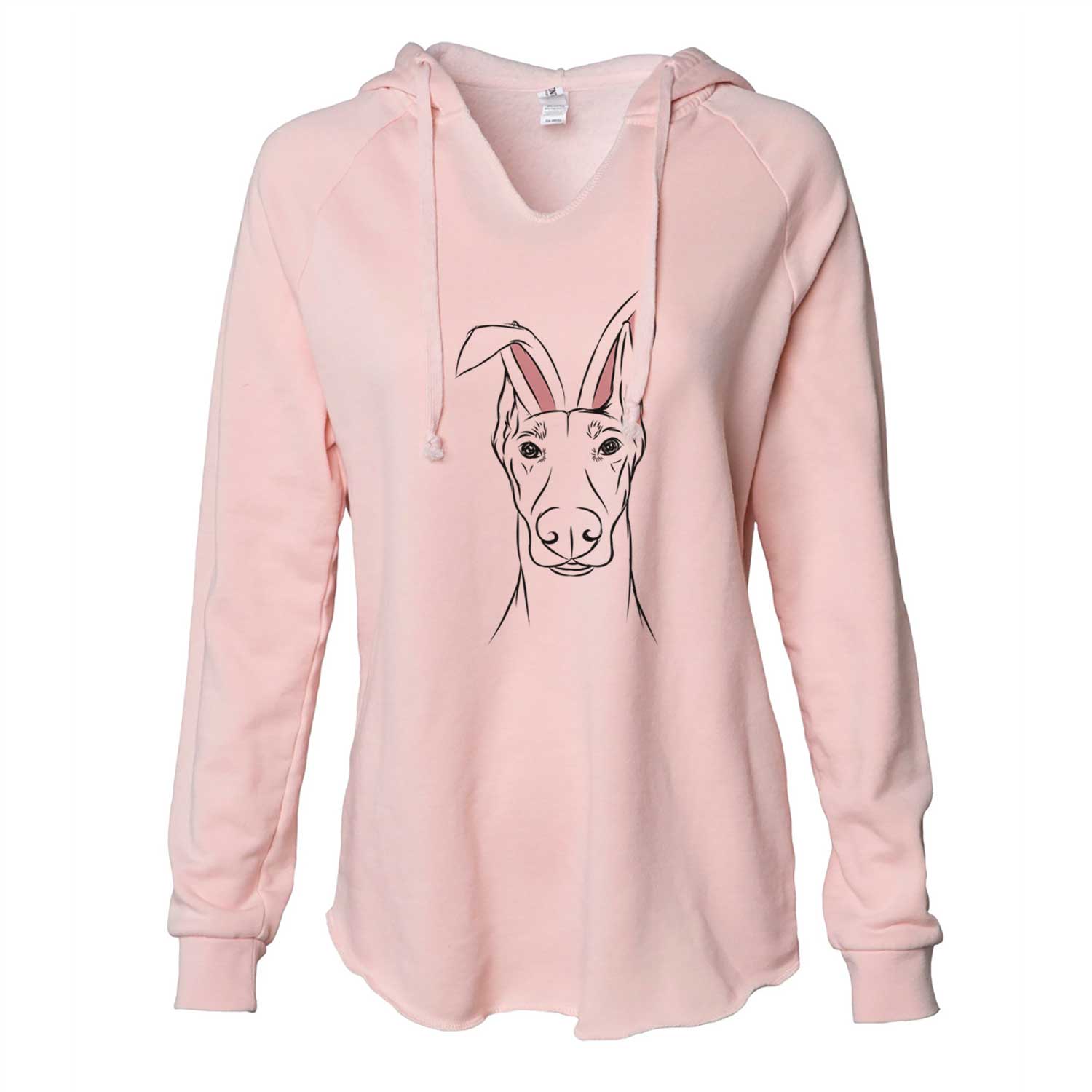 Easter Duke the Doberman Pinscher - Cali Wave Hooded Sweatshirt