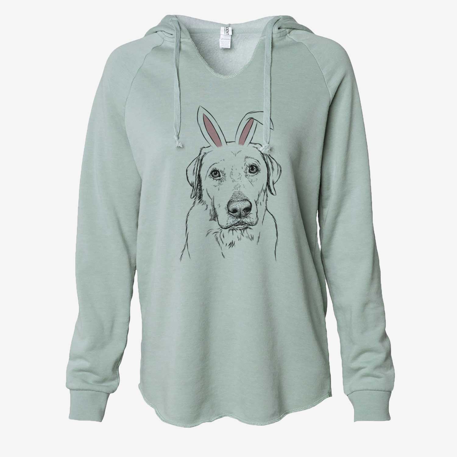 Easter Duke the Yellow Lab - Cali Wave Hooded Sweatshirt