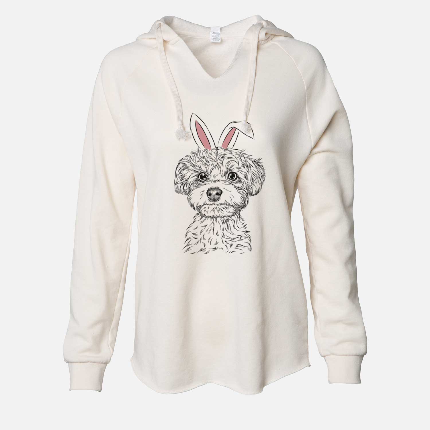 Easter Elliott the Yorkiepoo - Cali Wave Hooded Sweatshirt