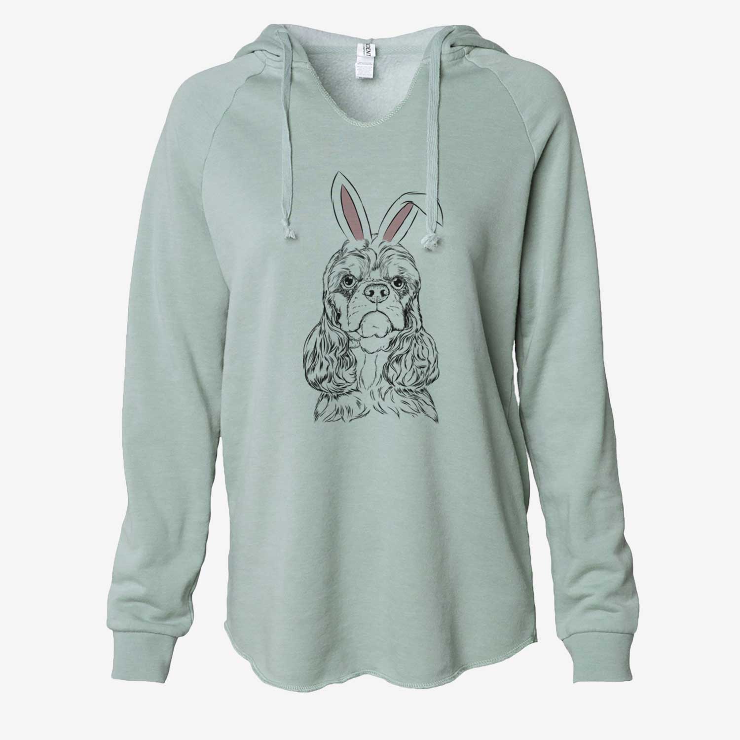 Easter Emma the Cocker Spaniel - Cali Wave Hooded Sweatshirt