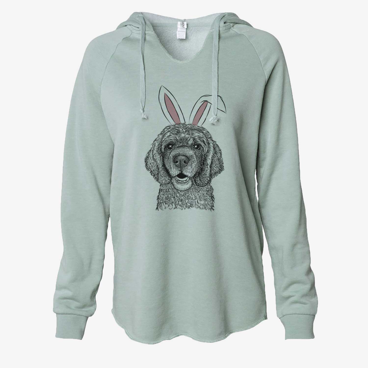 Easter Fannie Mae the Cocker Spaniel - Cali Wave Hooded Sweatshirt