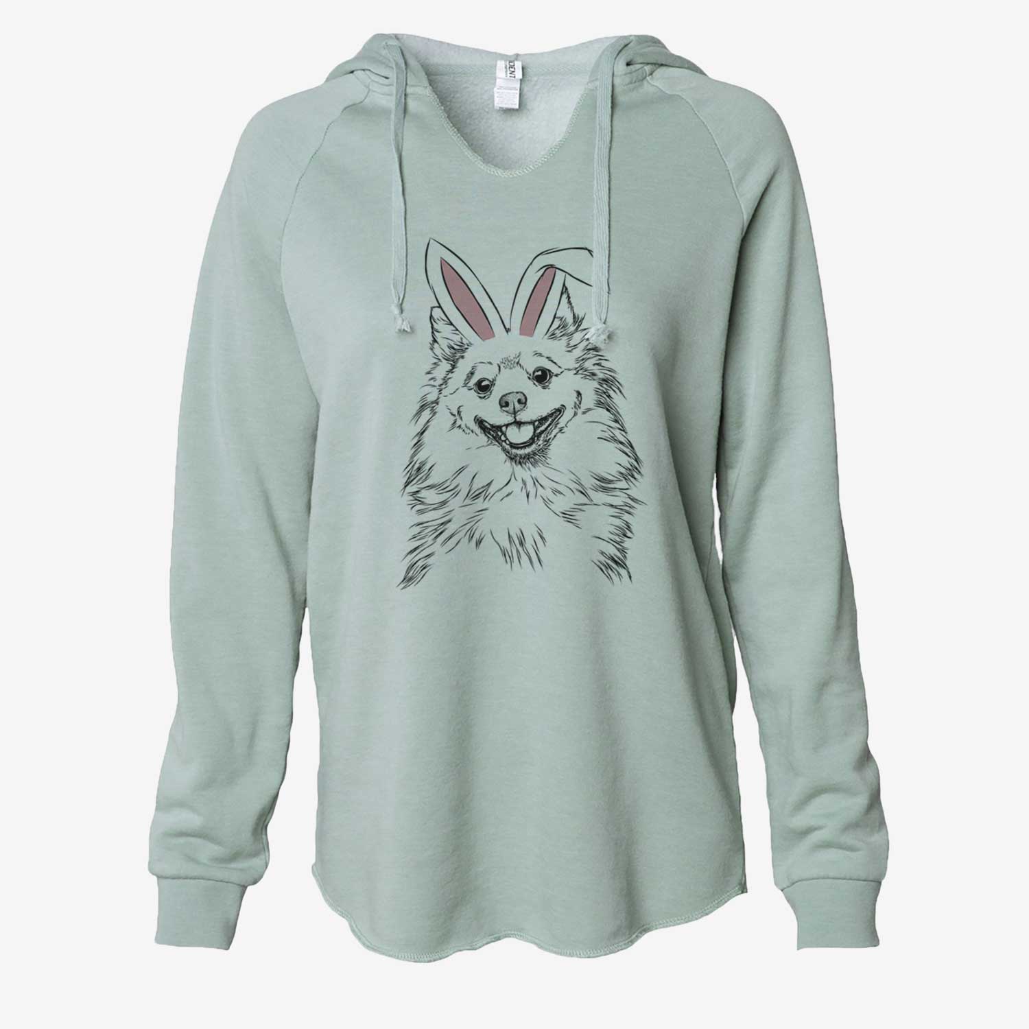 Easter Fibi the Spitz - Cali Wave Hooded Sweatshirt