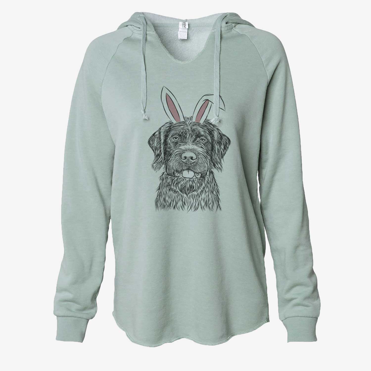 Easter Fletcher the Wirehaired Pointing Griffon - Cali Wave Hooded Sweatshirt