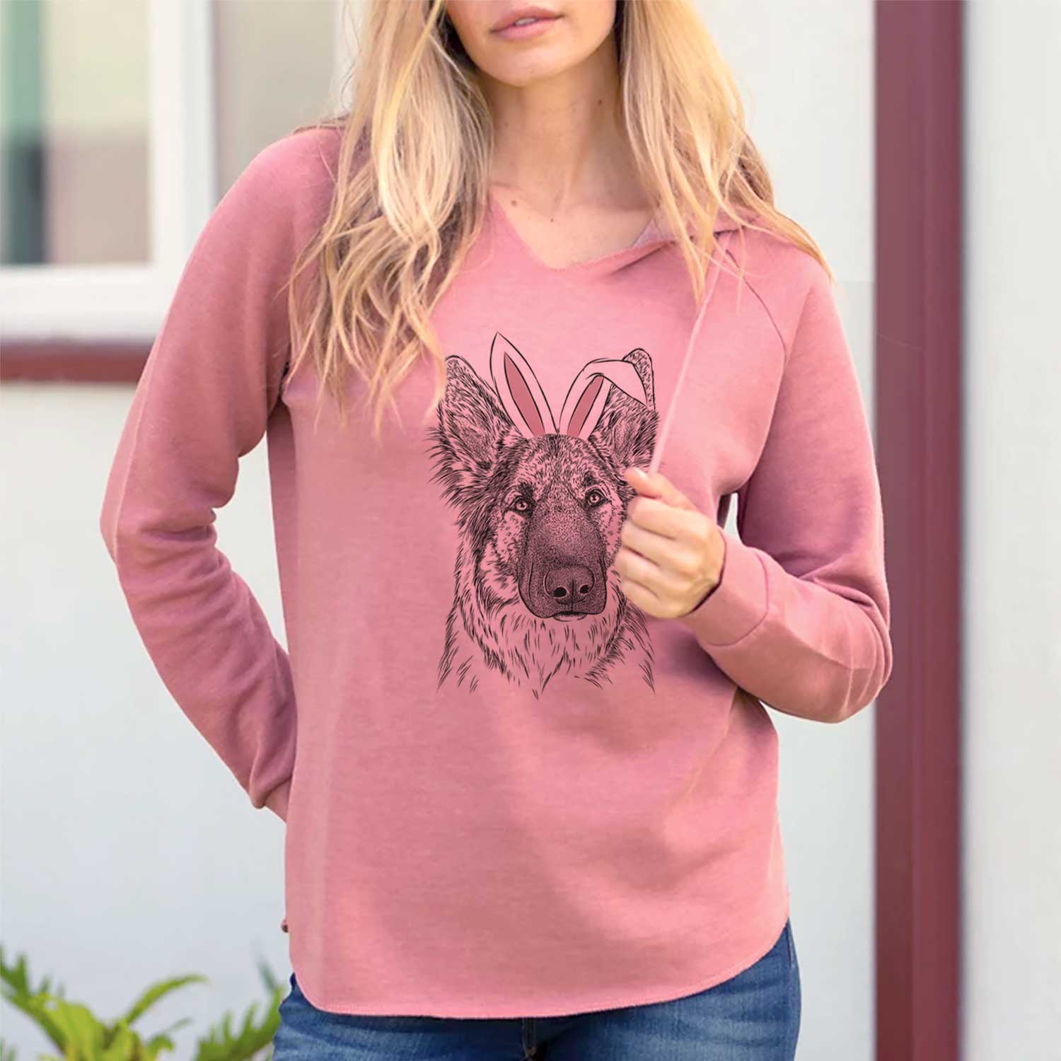 Easter Geddy the Shiloh Shepherd - Cali Wave Hooded Sweatshirt