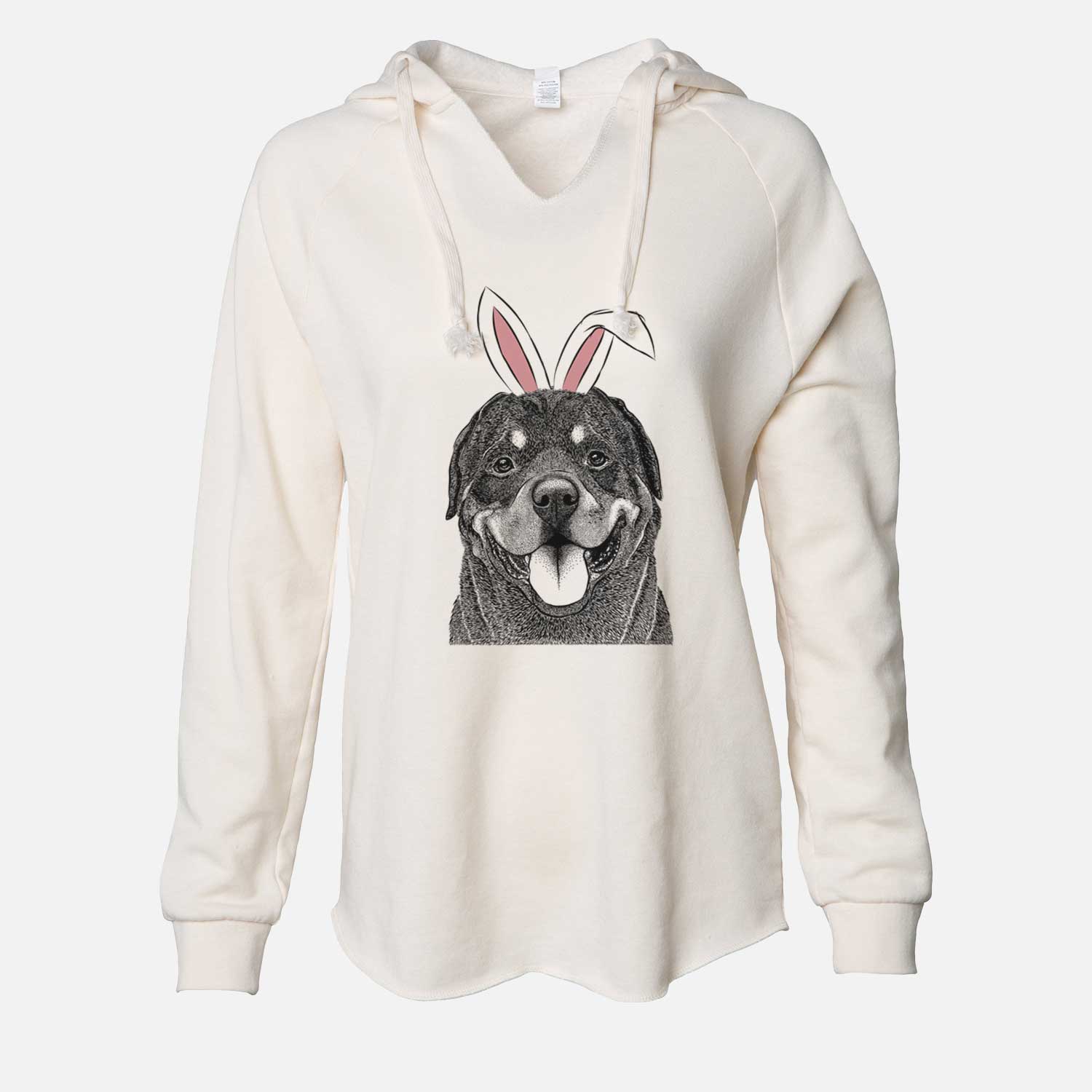 Easter Hagan the Rottweiler - Cali Wave Hooded Sweatshirt