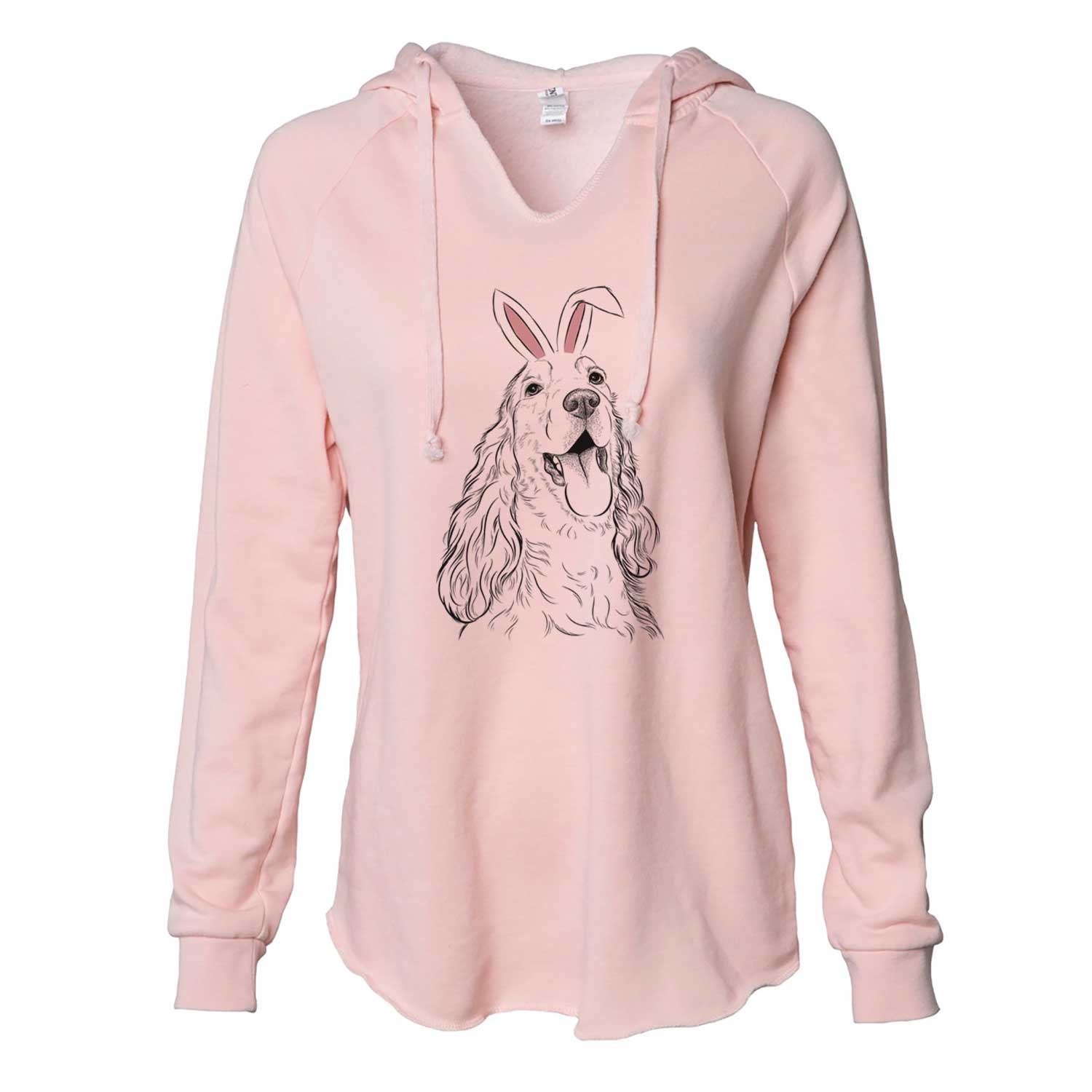 Easter Happy Henry the English Cocker Spaniel - Cali Wave Hooded Sweatshirt