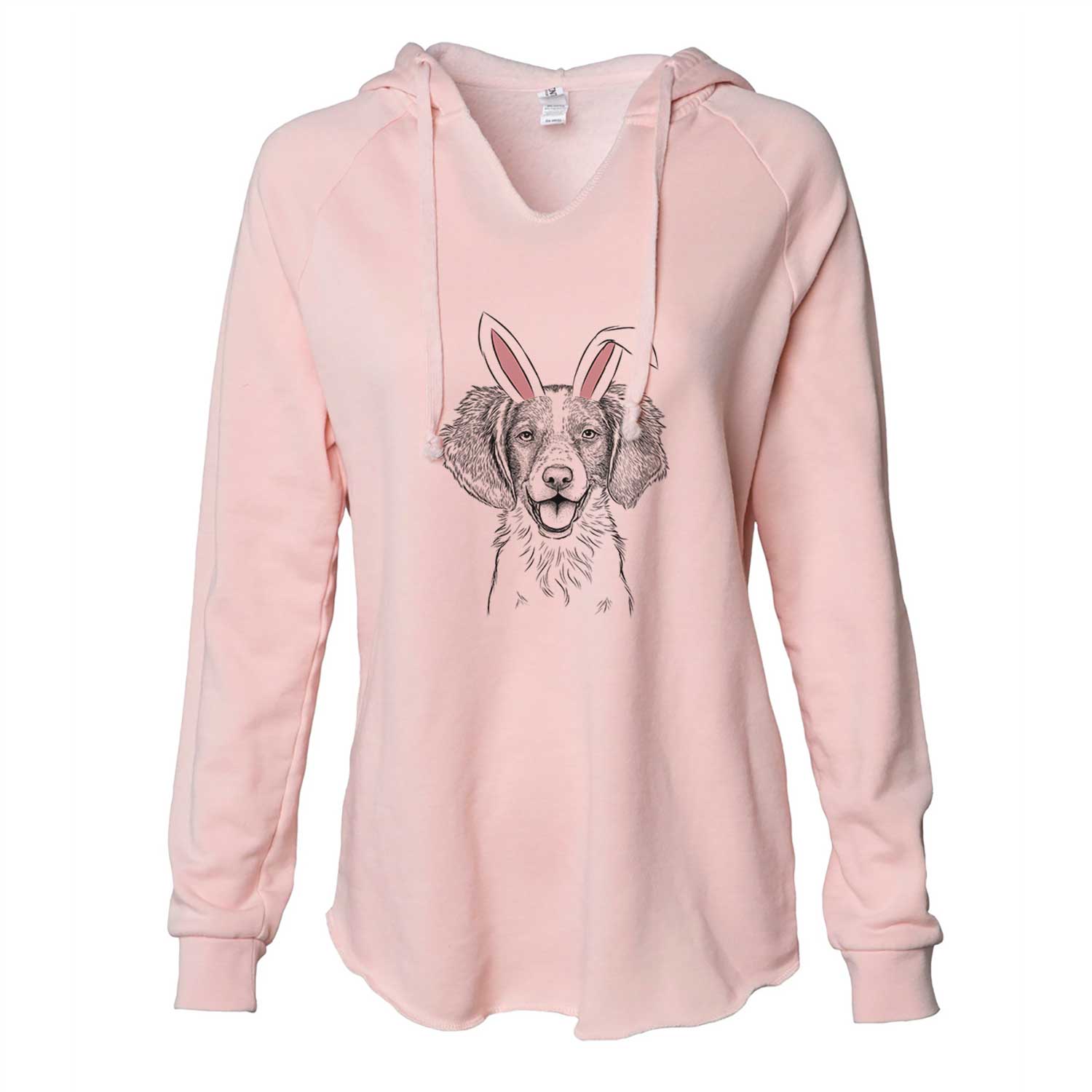 Easter Happy Holly the Brittany Spaniel - Cali Wave Hooded Sweatshirt