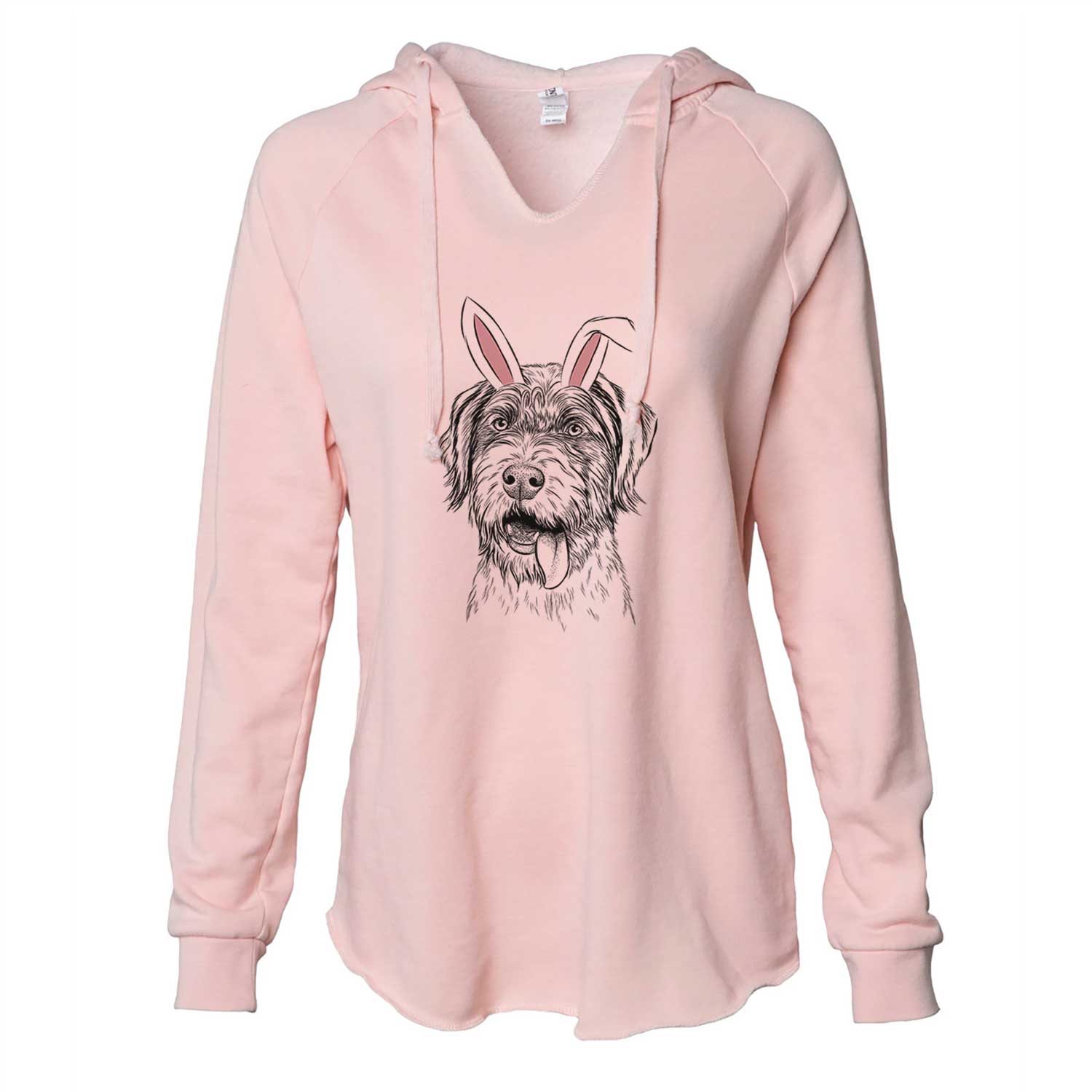 Easter Hazel the German Wirehaired Pointer Mix - Cali Wave Hooded Sweatshirt