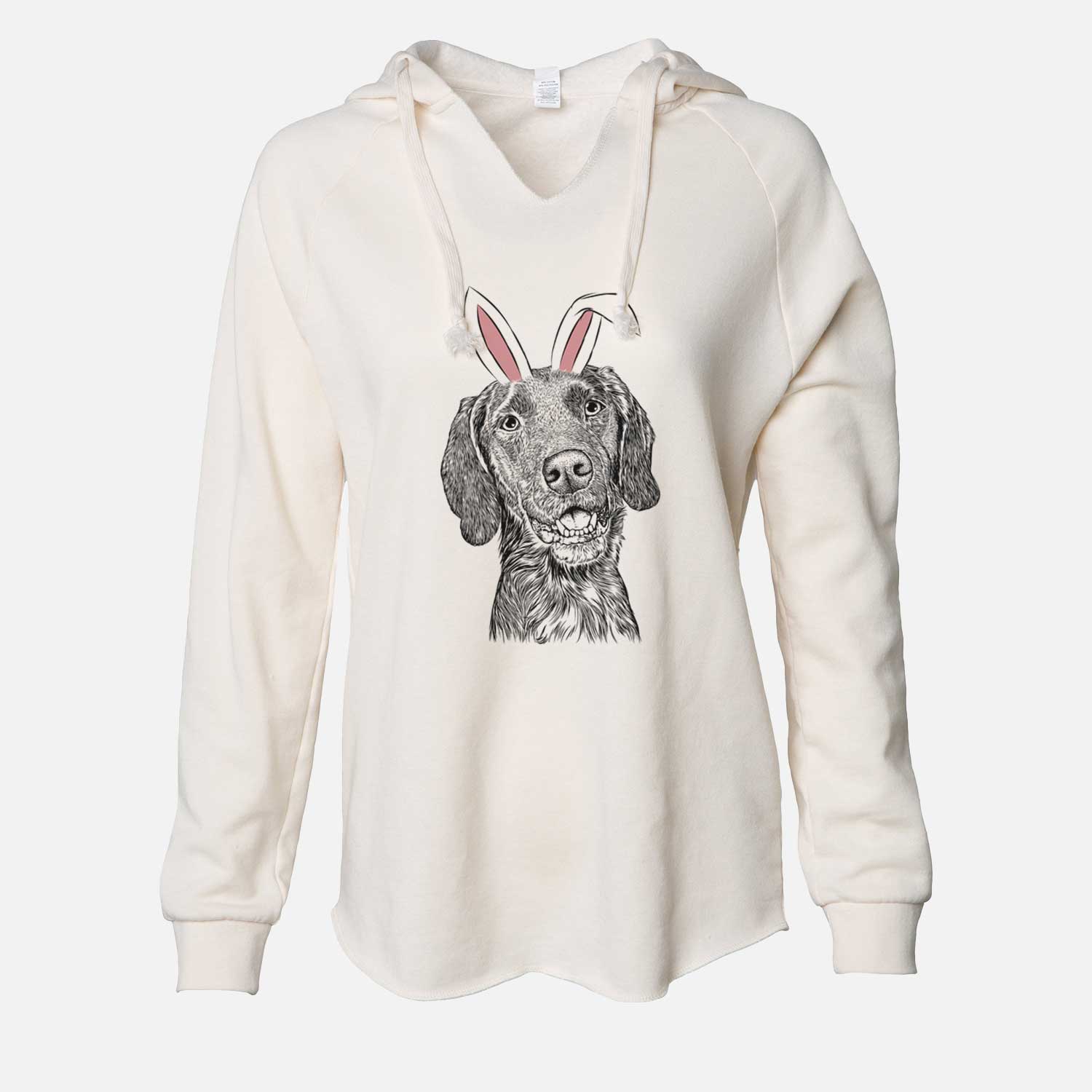 Easter Hazel the Mixed Breed - Cali Wave Hooded Sweatshirt