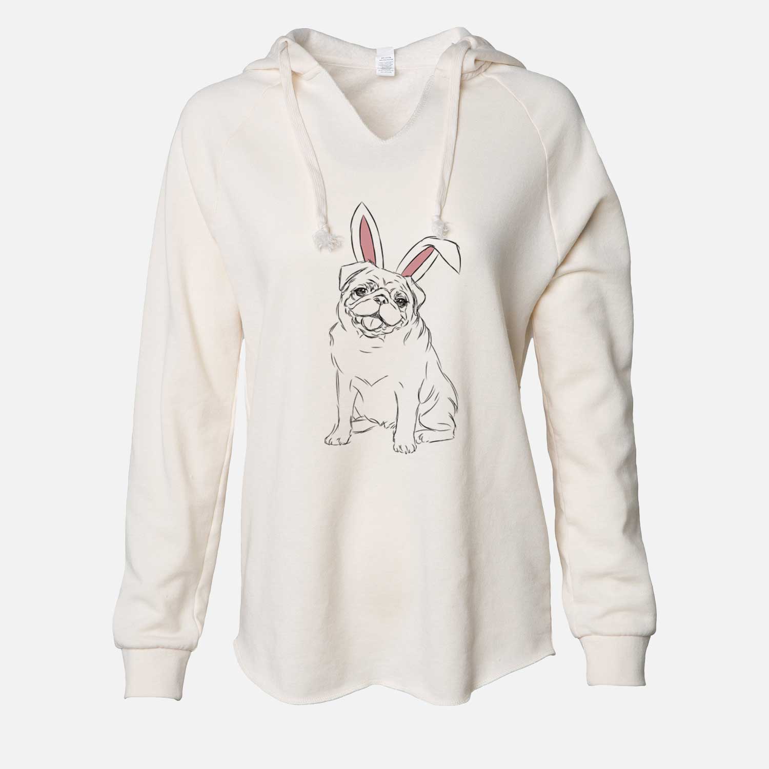 Easter Higgins the Pug - Cali Wave Hooded Sweatshirt