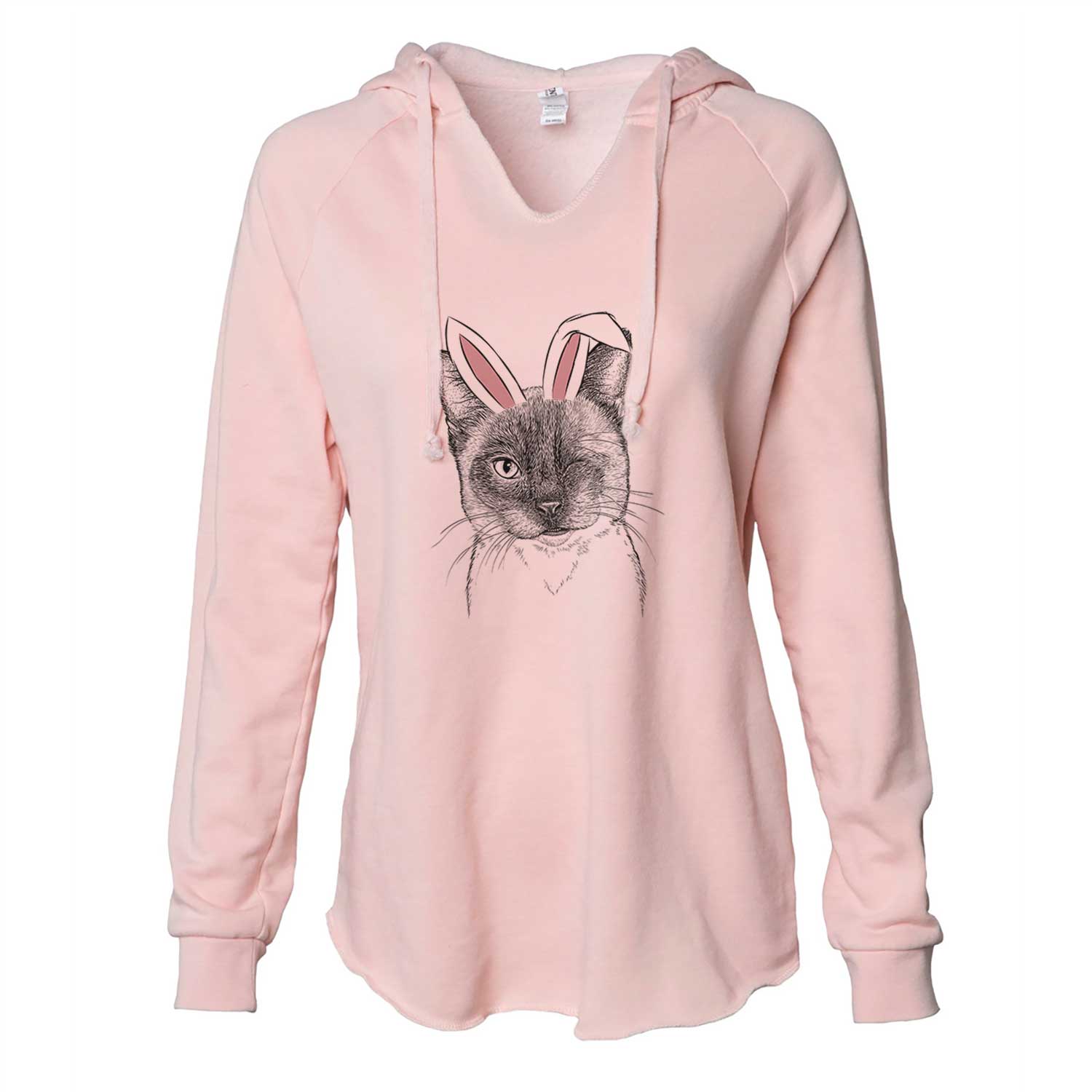 Easter Hoggle the Siamese Cat - Cali Wave Hooded Sweatshirt