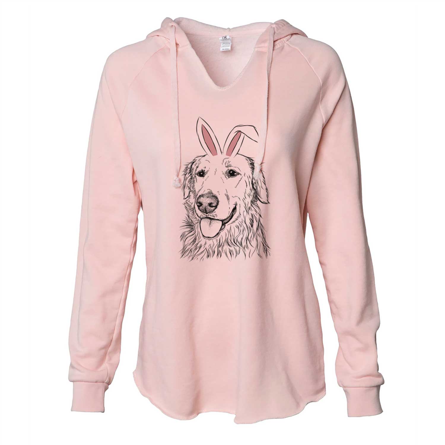 Easter Hopper the Golden Retriever - Cali Wave Hooded Sweatshirt