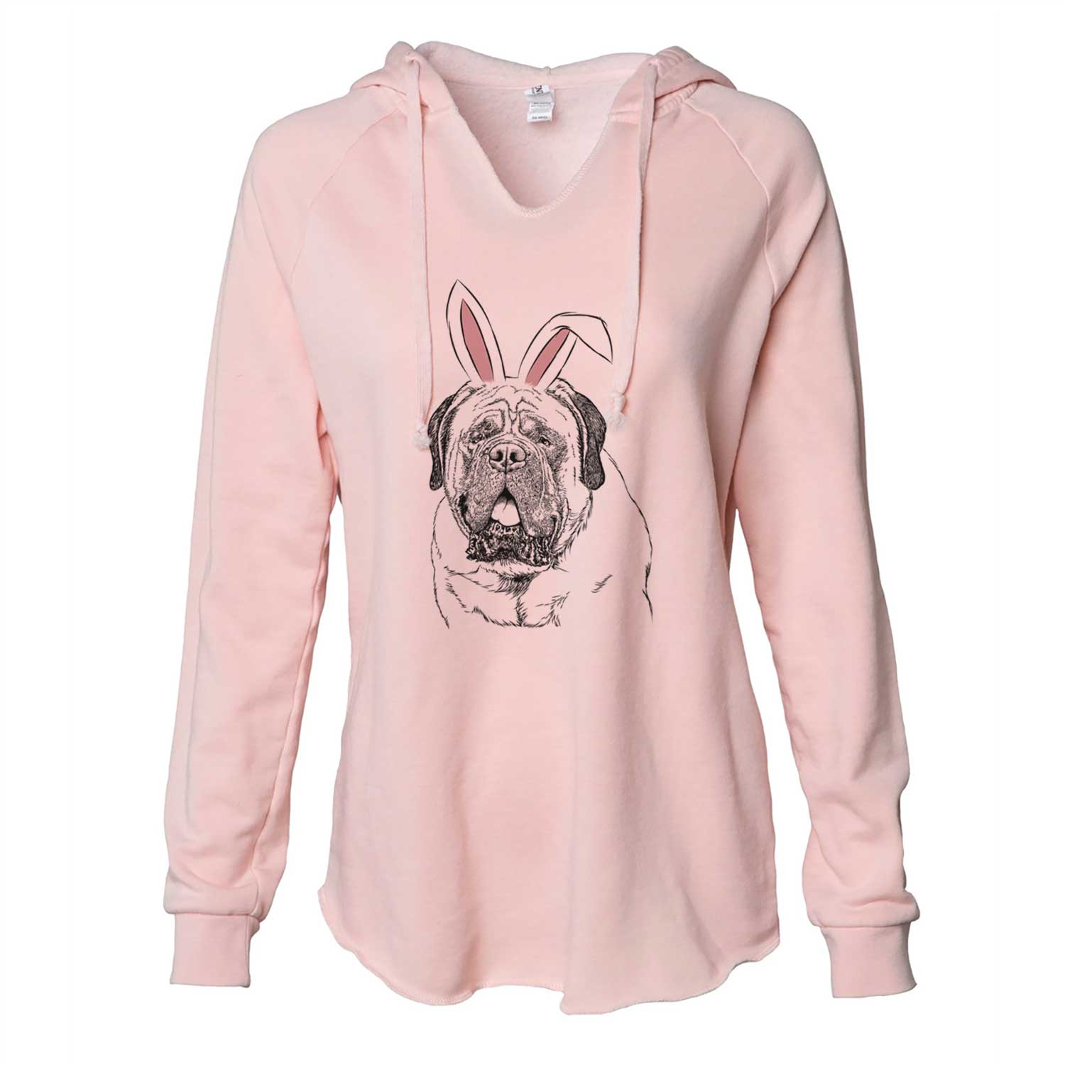 Easter Jed the English Mastiff - Cali Wave Hooded Sweatshirt