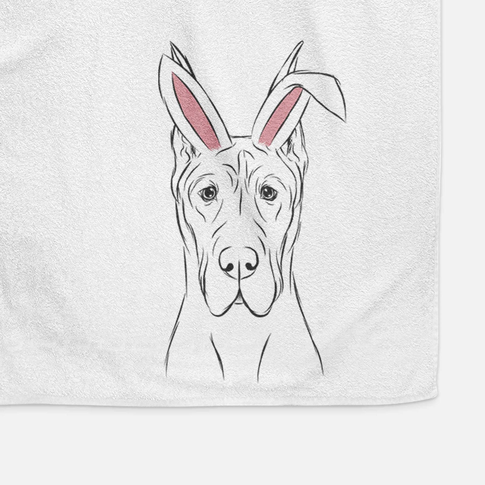 Jude the Great Dane Decorative Hand Towel