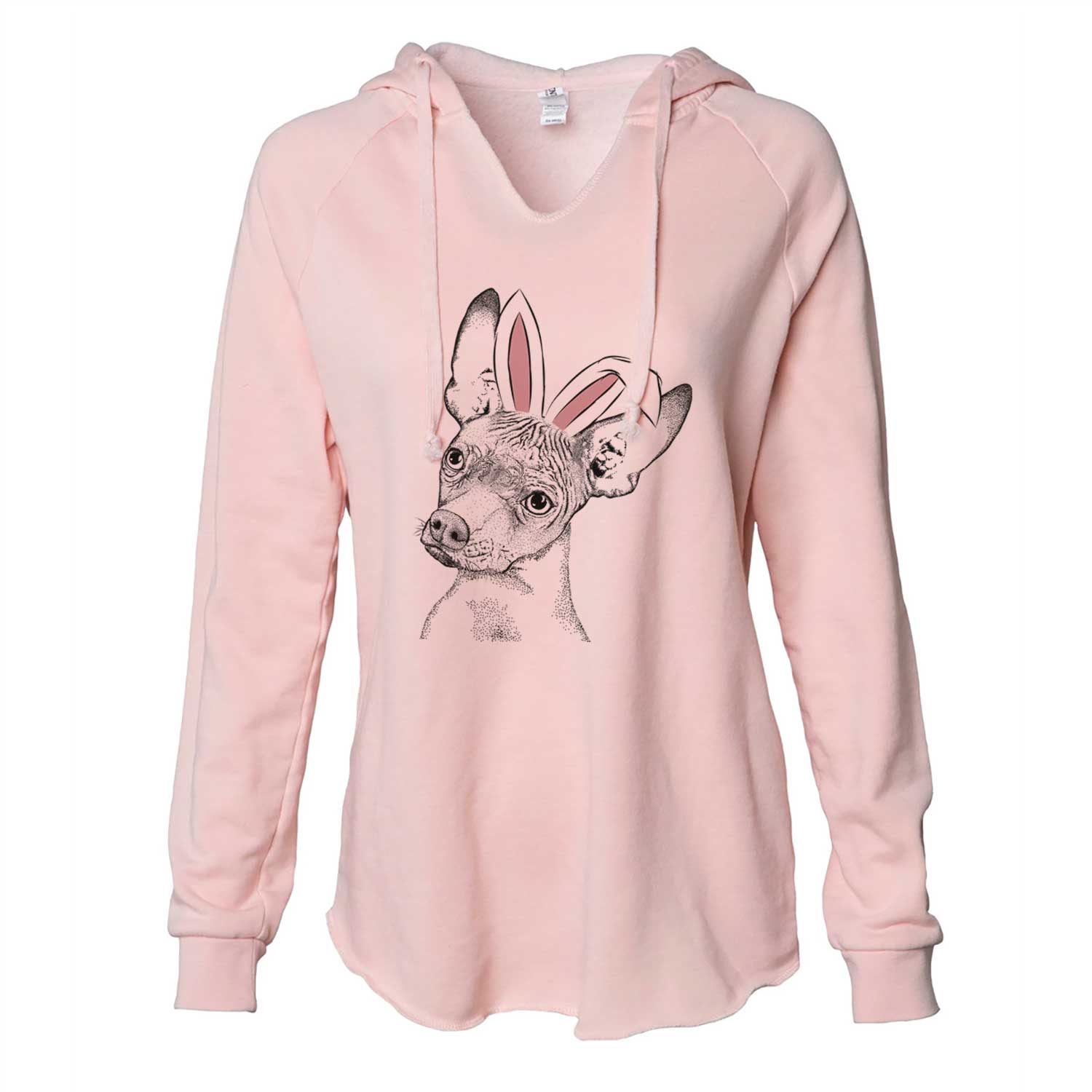 Easter Kahlo the Xoloitzcuintli - Cali Wave Hooded Sweatshirt