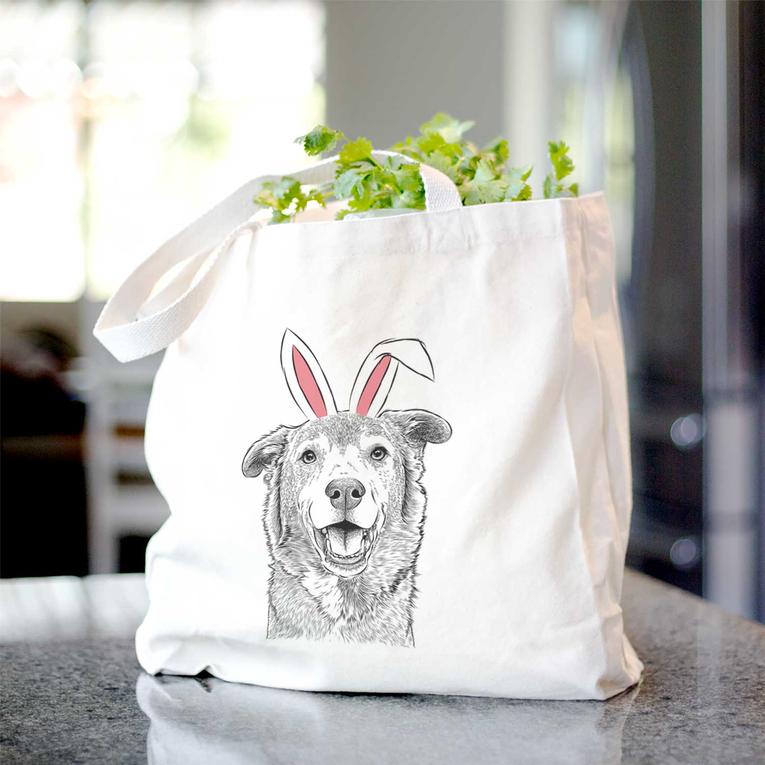 Logan the Rescue Mutt - Tote Bag