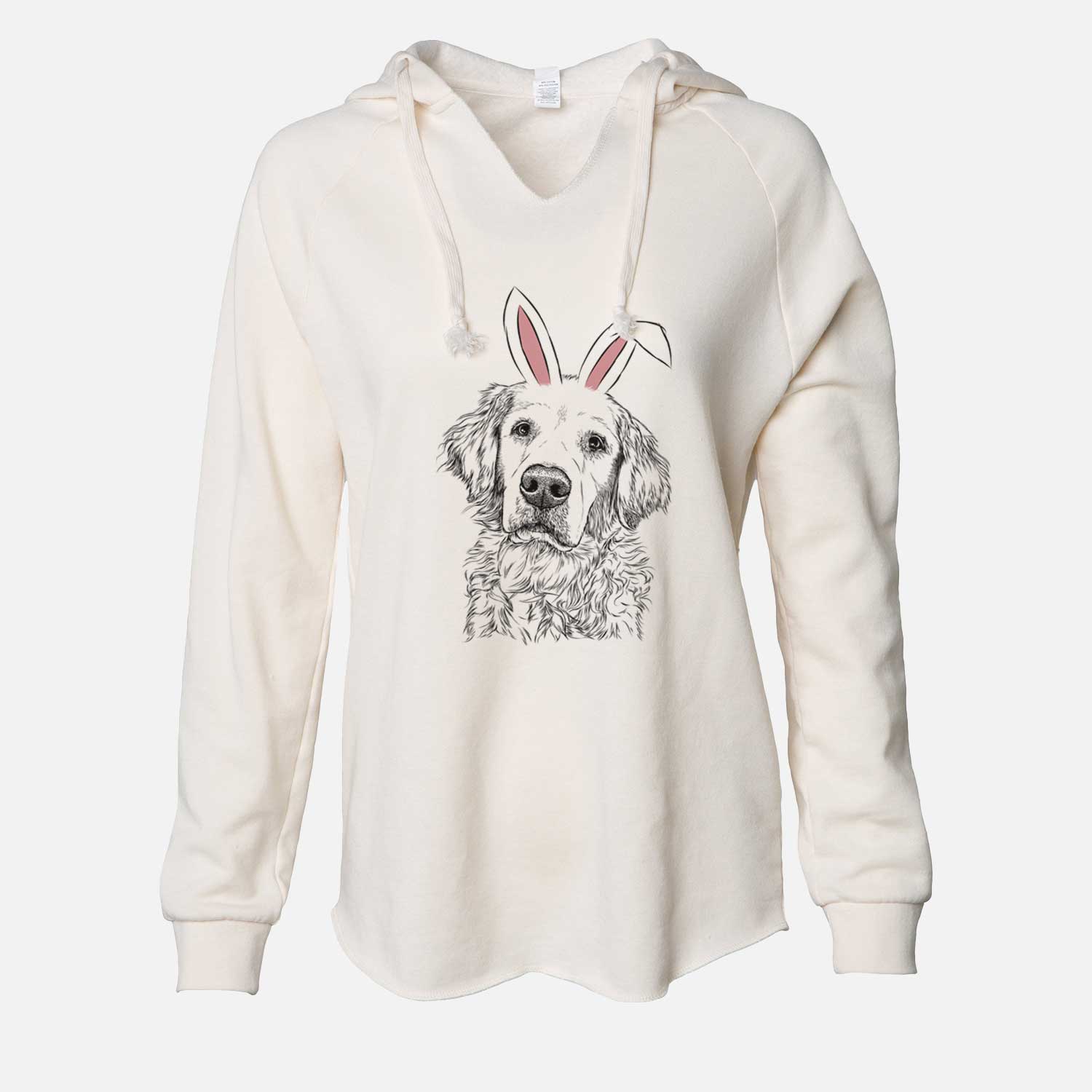 Easter Loganator the Golden Retriever - Cali Wave Hooded Sweatshirt