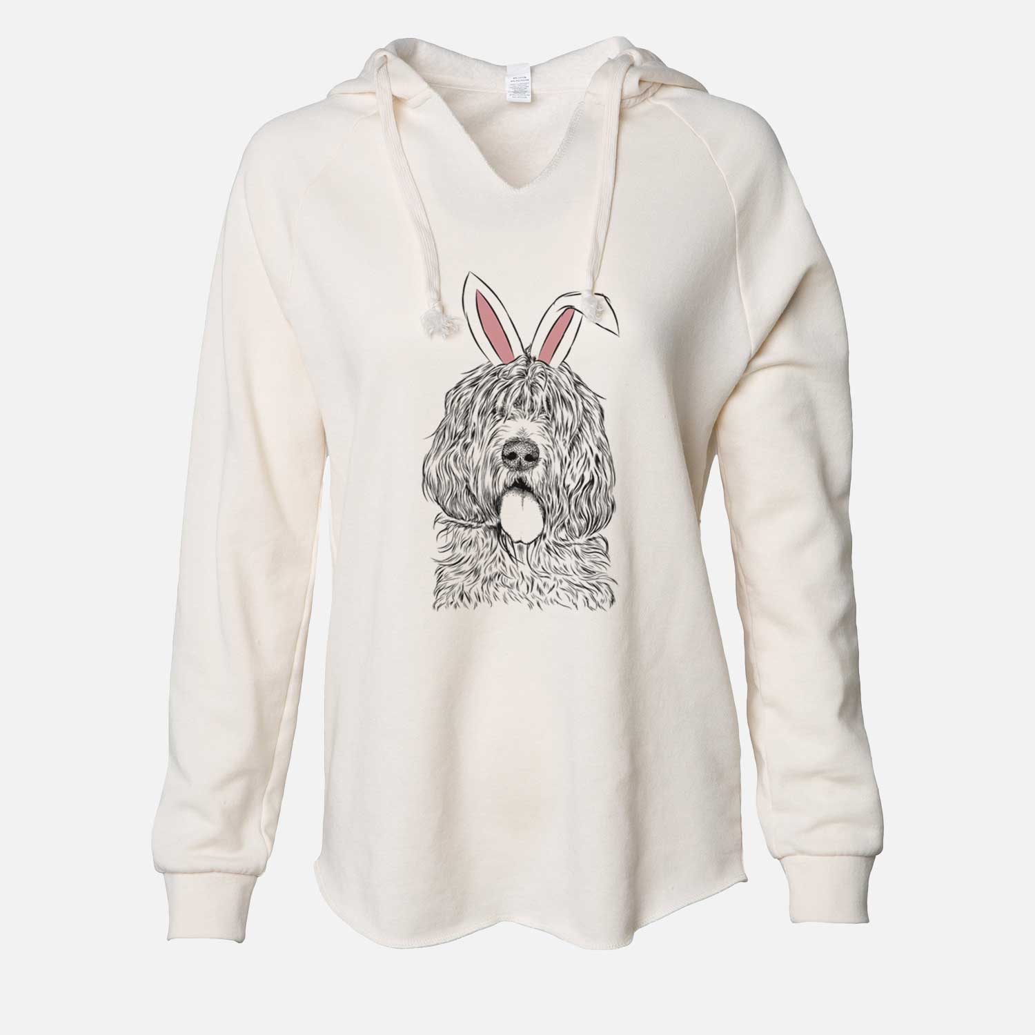 Easter Lou the Otterhound - Cali Wave Hooded Sweatshirt