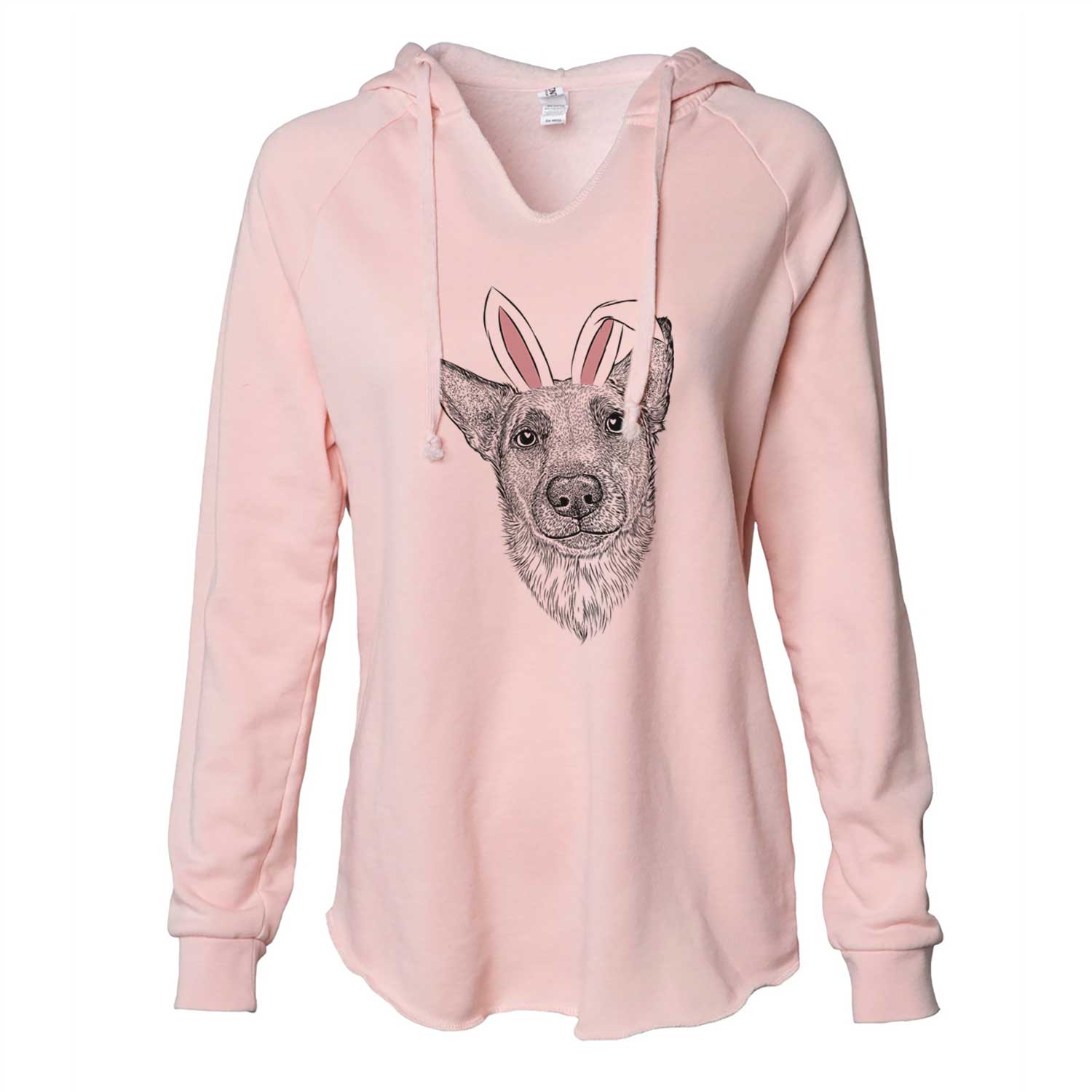 Easter Luna the Shepherd Mix - Cali Wave Hooded Sweatshirt