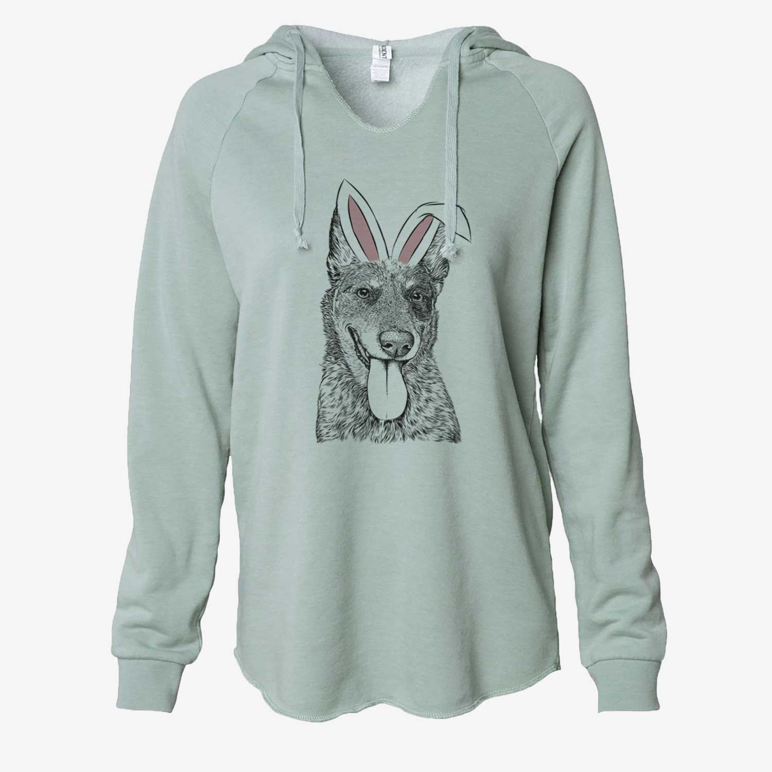 Easter Madison the Blue Heeler - Cali Wave Hooded Sweatshirt
